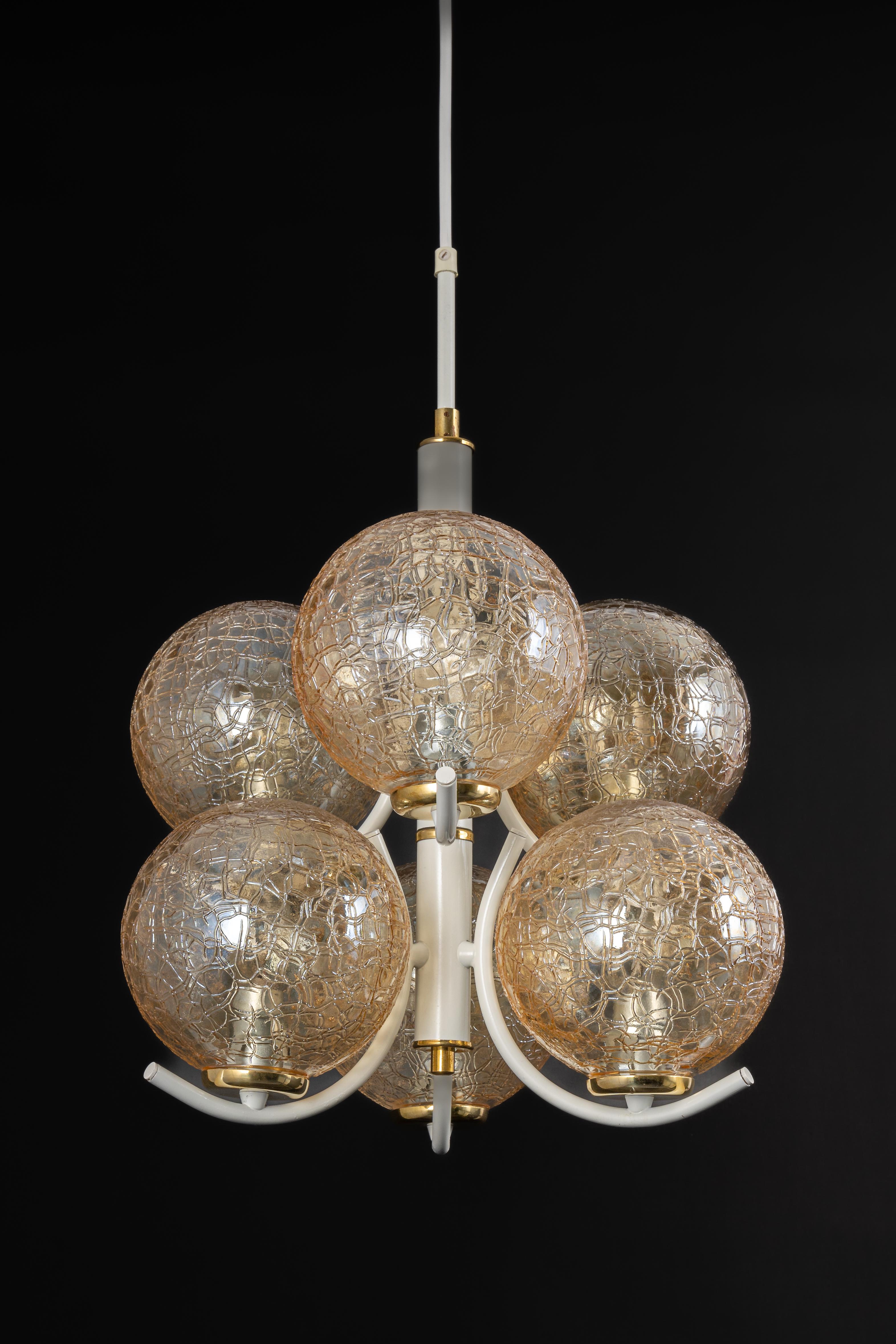 Sputnik Chandelier by Richard Essig, Germany, 1960s For Sale 1