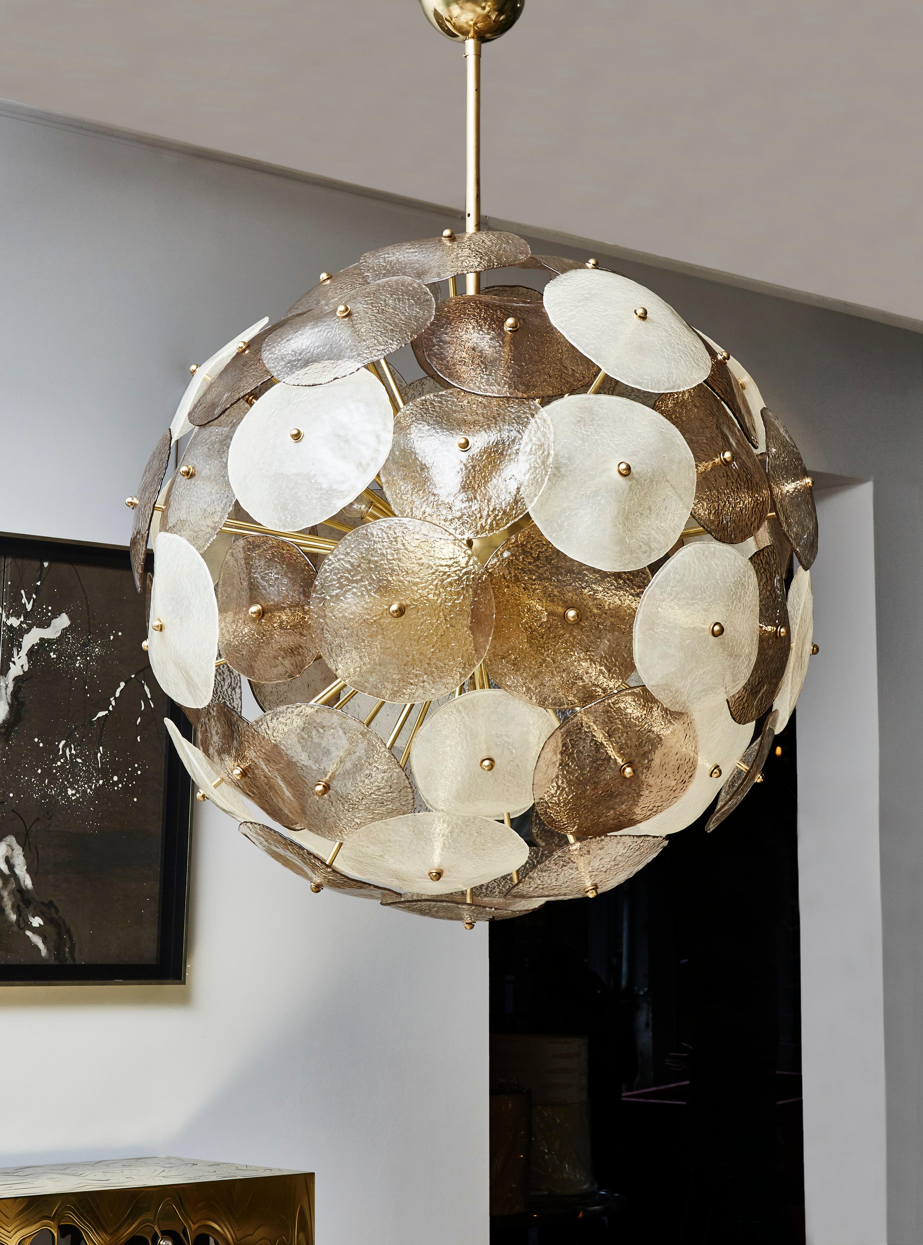Mid-Century Modern Sputnik Chandelier by Studio Glustin