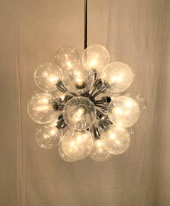 Sputnik Chandelier Designed by Motoko Ishii for Staff, 1970s