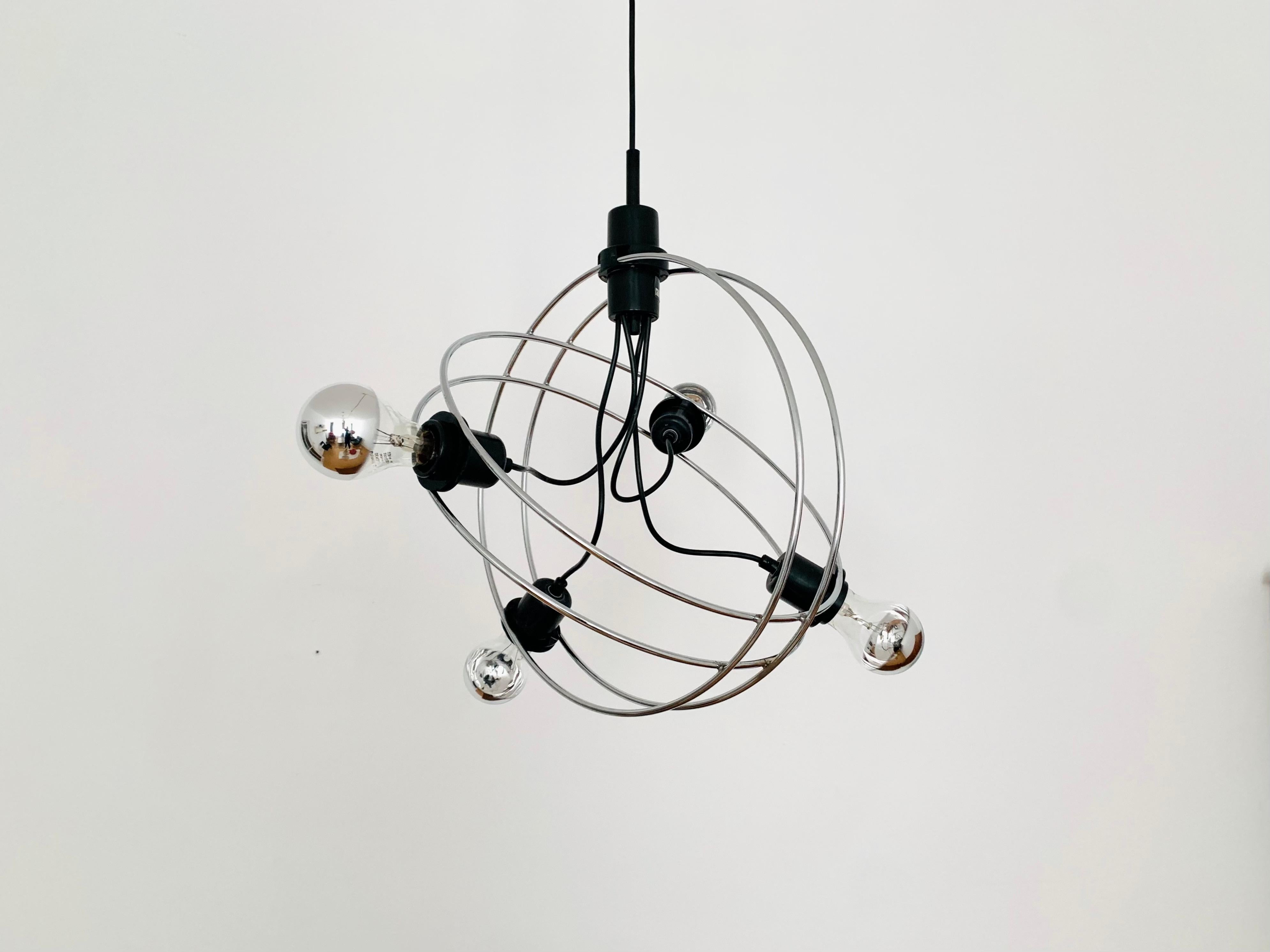 Scandinavian Modern Sputnik Chandelier from Raak For Sale
