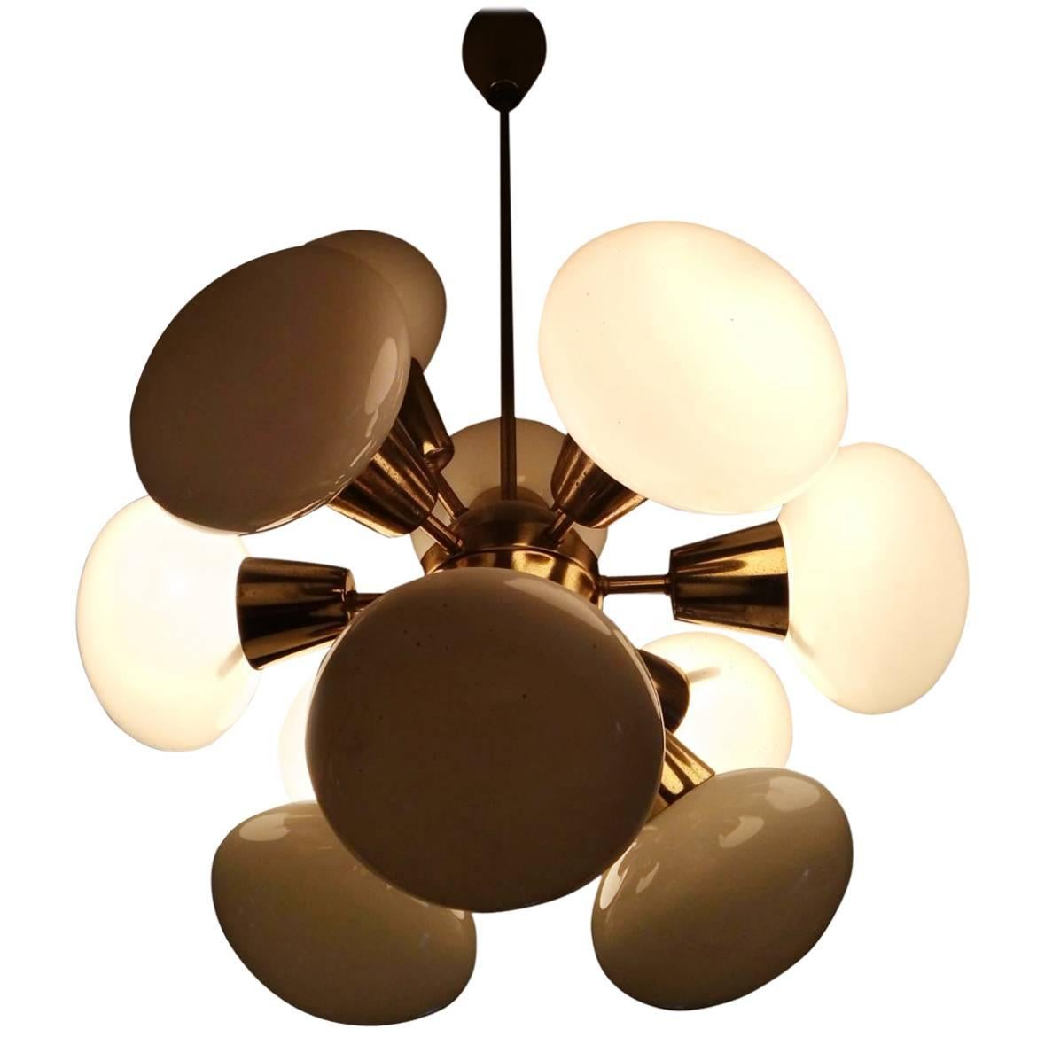 Lustre Spoutnik Kamenický Šenov