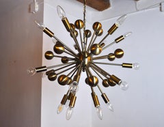 Sputnik chandelier, space-age, 1980-90