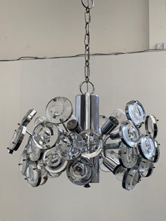 Sputnik Chandelier with 10 Lights by Oscar Torlasco