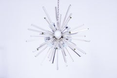 Sputnik Chandelier with Trihedron Elements in Murano Glass, 2020s, Italy