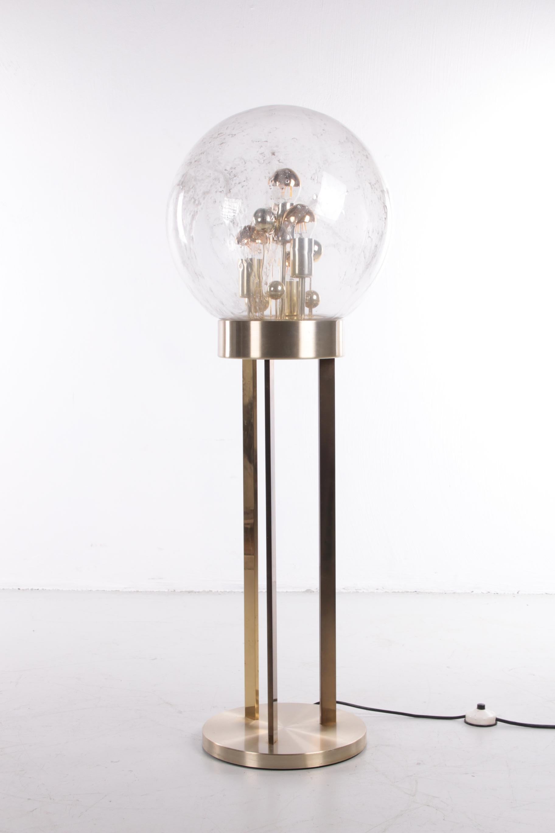 Mid-Century Modern Sputnik Floor Lamp by Doria Leuchten, Germany, 1970s For Sale