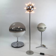 Sputnik Floor Lamp, late 1950s, Made by Temde Swiss/German Manufacturer