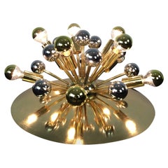 Sputnik Flush Mount by S.A. Boulanger Belgique, 1960s