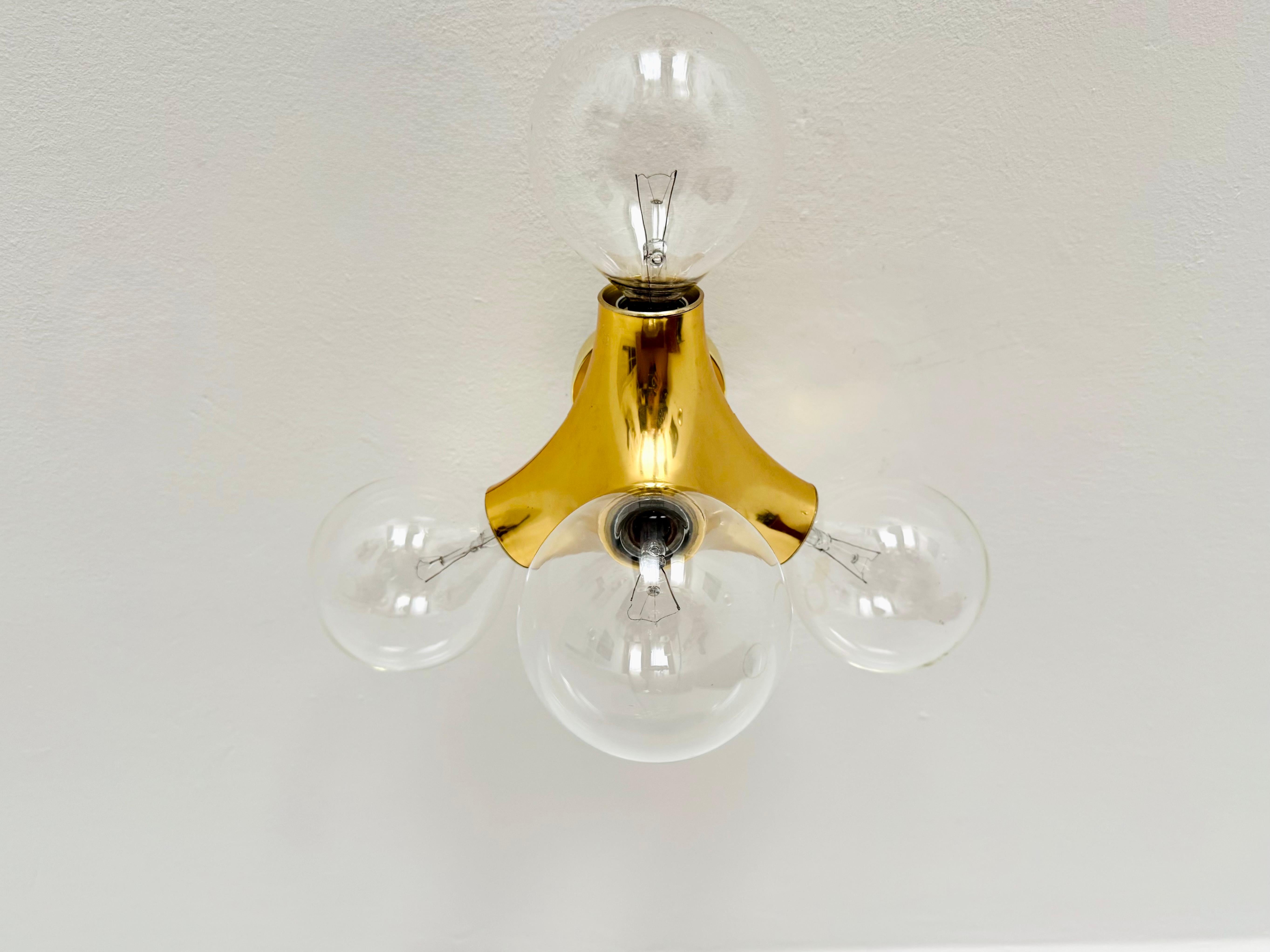 Lámpara de pie Sputnik Gemini de Gebrüder Cosack en Bueno estado para la venta en München, DE
