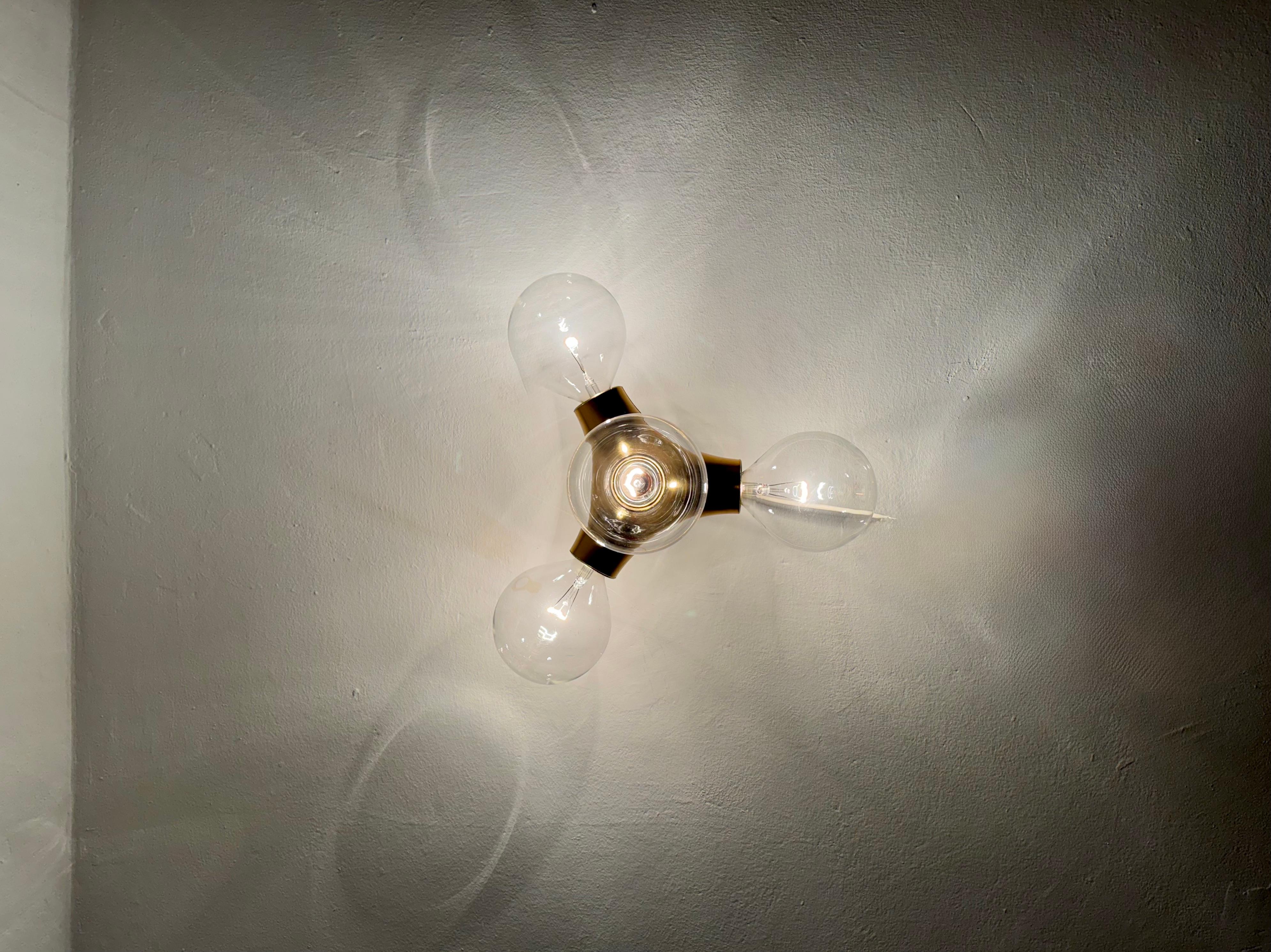 Lámpara de pie Sputnik Gemini de Gebrüder Cosack en venta 2