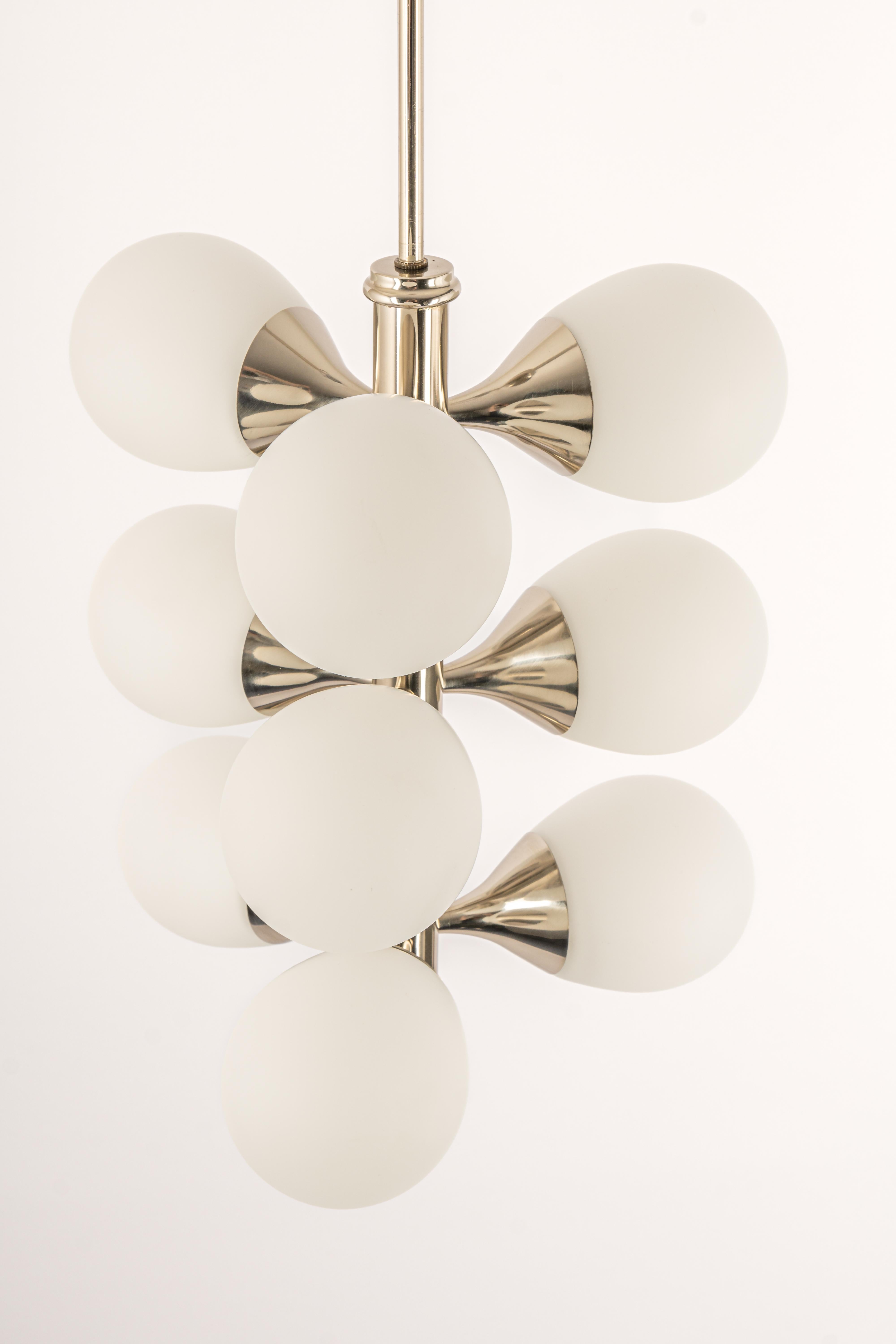 Late 20th Century Sputnik Molecular Shape Pendant Light, Germany, 1970s For Sale