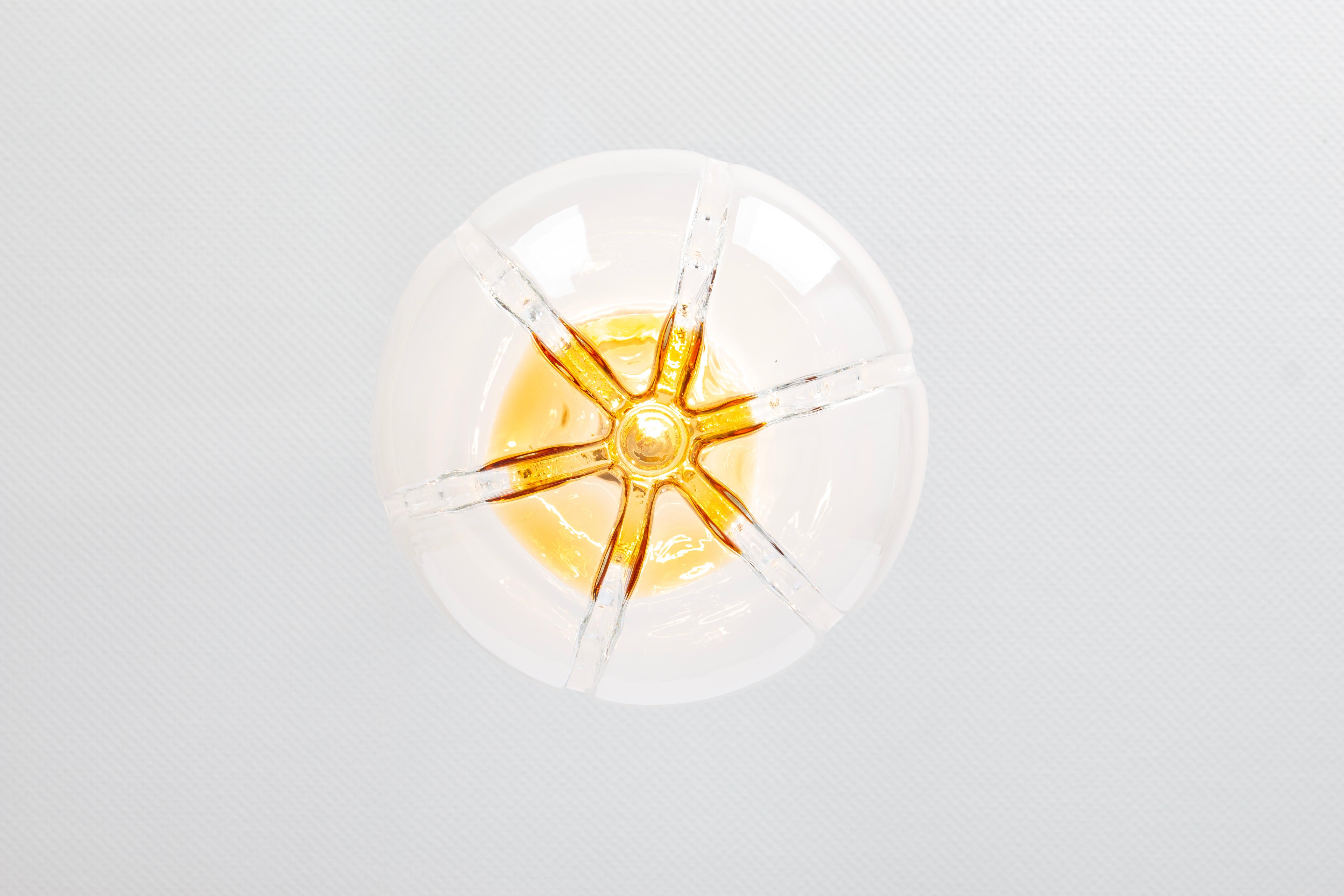 Sputnik Murano Big Ball Pendant Light, VeArt, Italy, 1970s For Sale 1