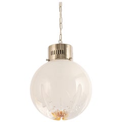 Sputnik Murano Big Ball Pendant Light, VeArt, Italy, 1970s
