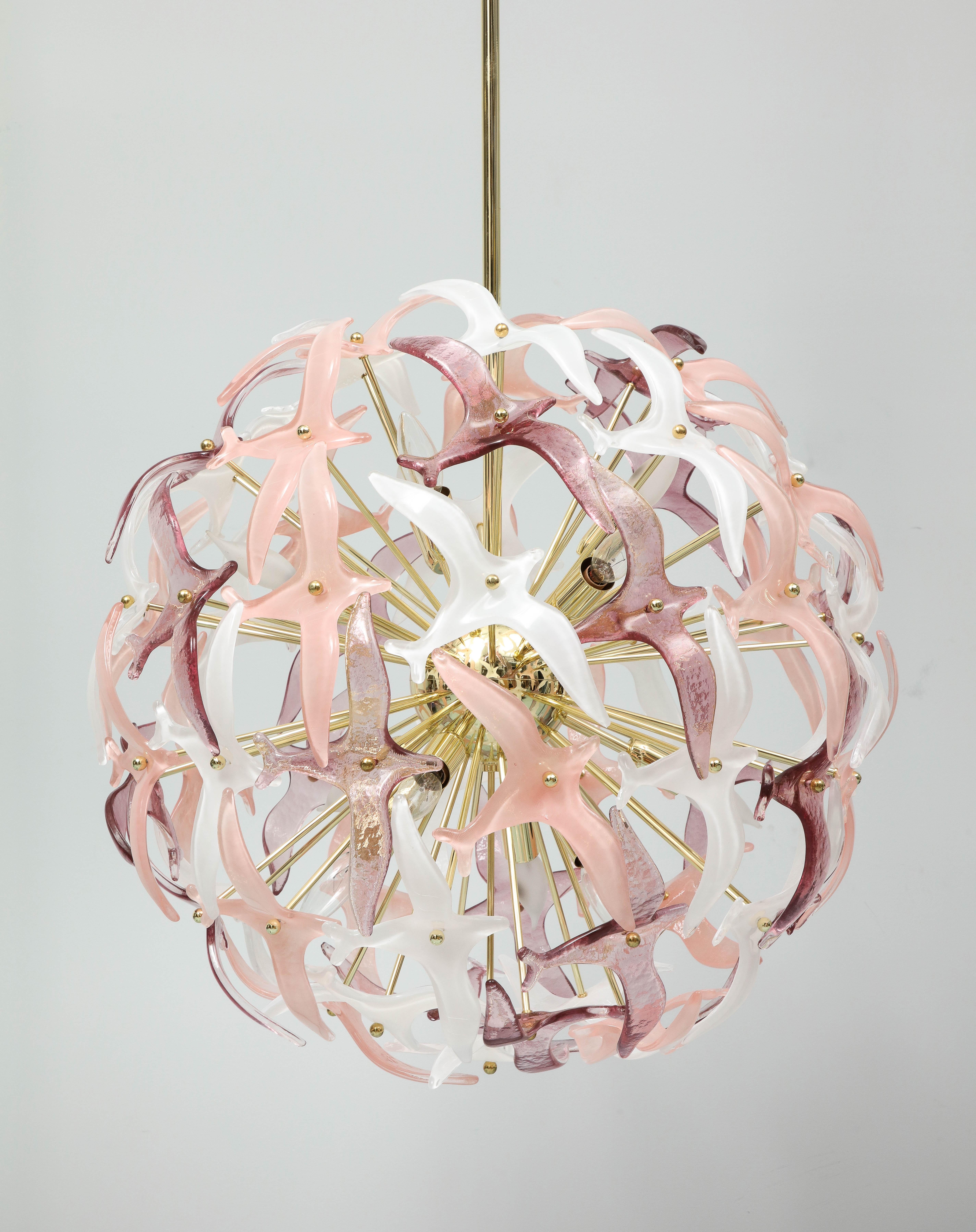 XXI secolo e contemporaneo Lampadario Sputnik Murano in vendita