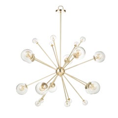 Sputnik Small Chandelier by Bronzetto