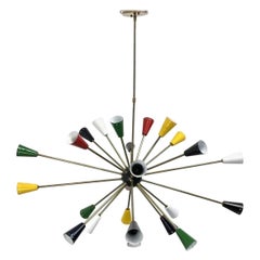 Sputnik Starburst Chandelier by Stilnovo 1960's