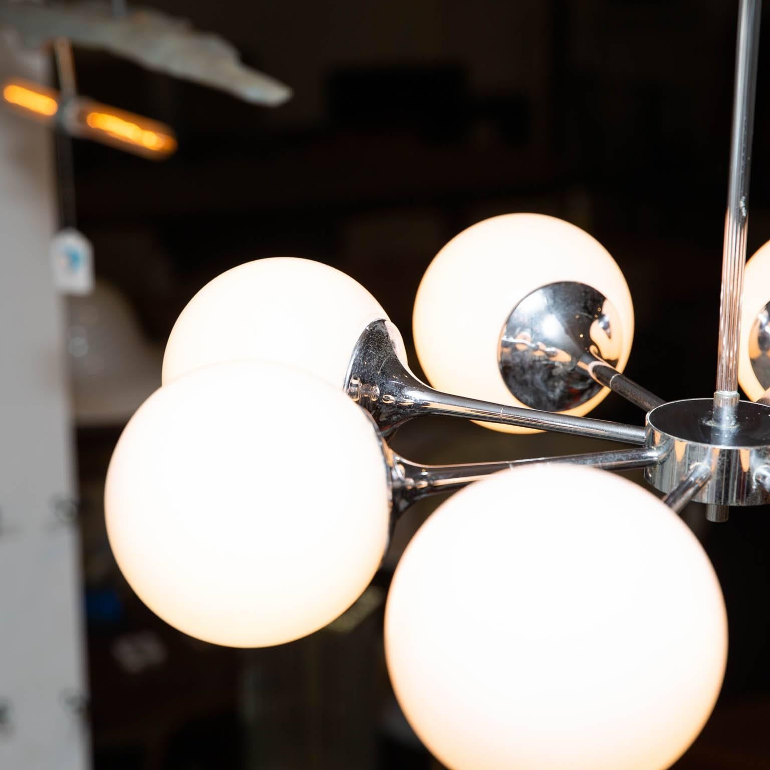 American Sputnik Style Chandelier by Lightolier