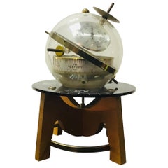 Station météo barométrique de table Sputnik:: années 1950:: allemand