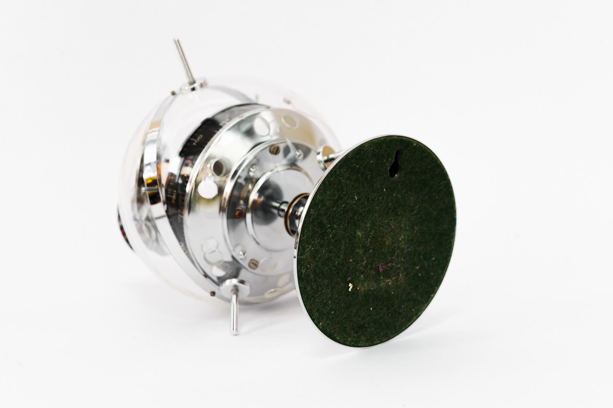„Sputnik“ Tisch-Barometer-Wetterstation von Huger Germany, 1960er Jahre 4