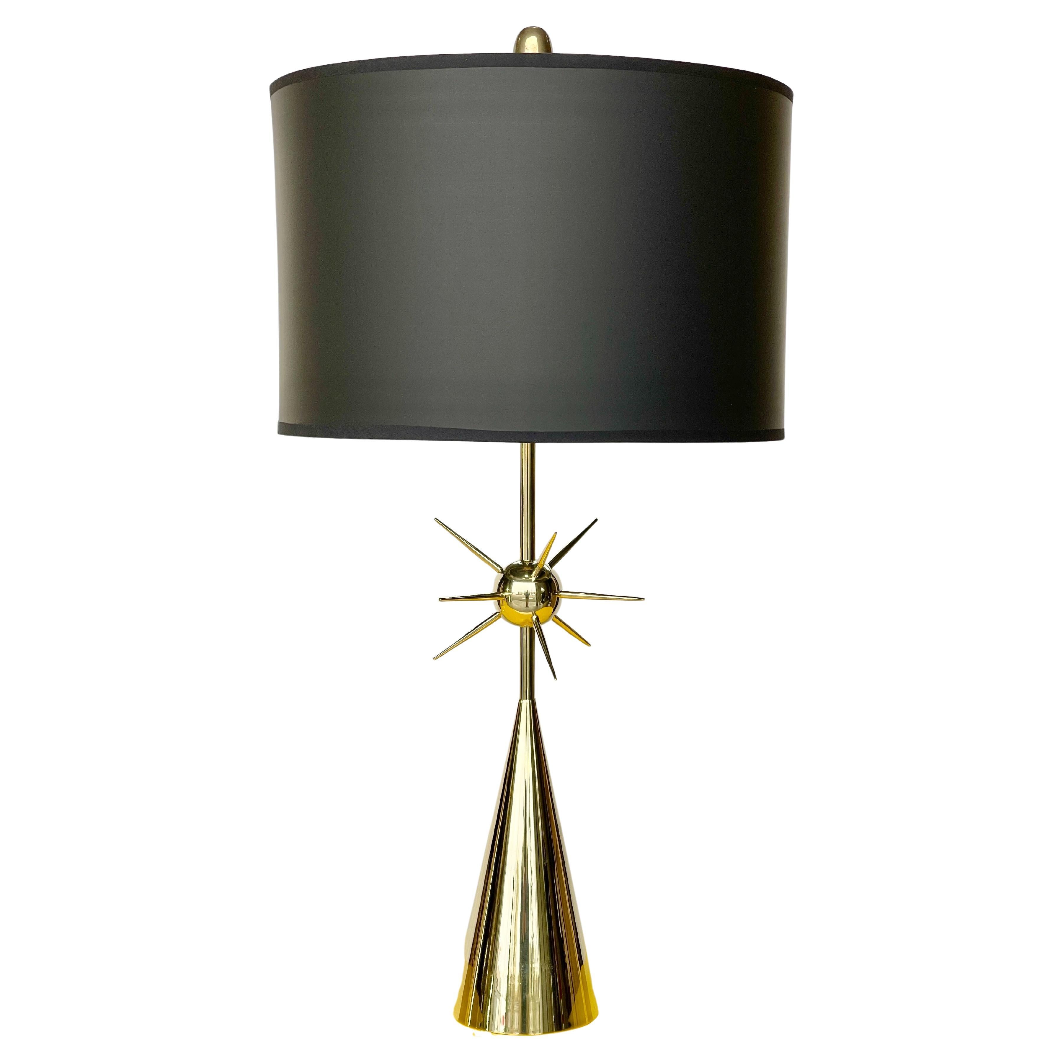 Sputnik Table Lamp - Solid Brass or Polished Nickel