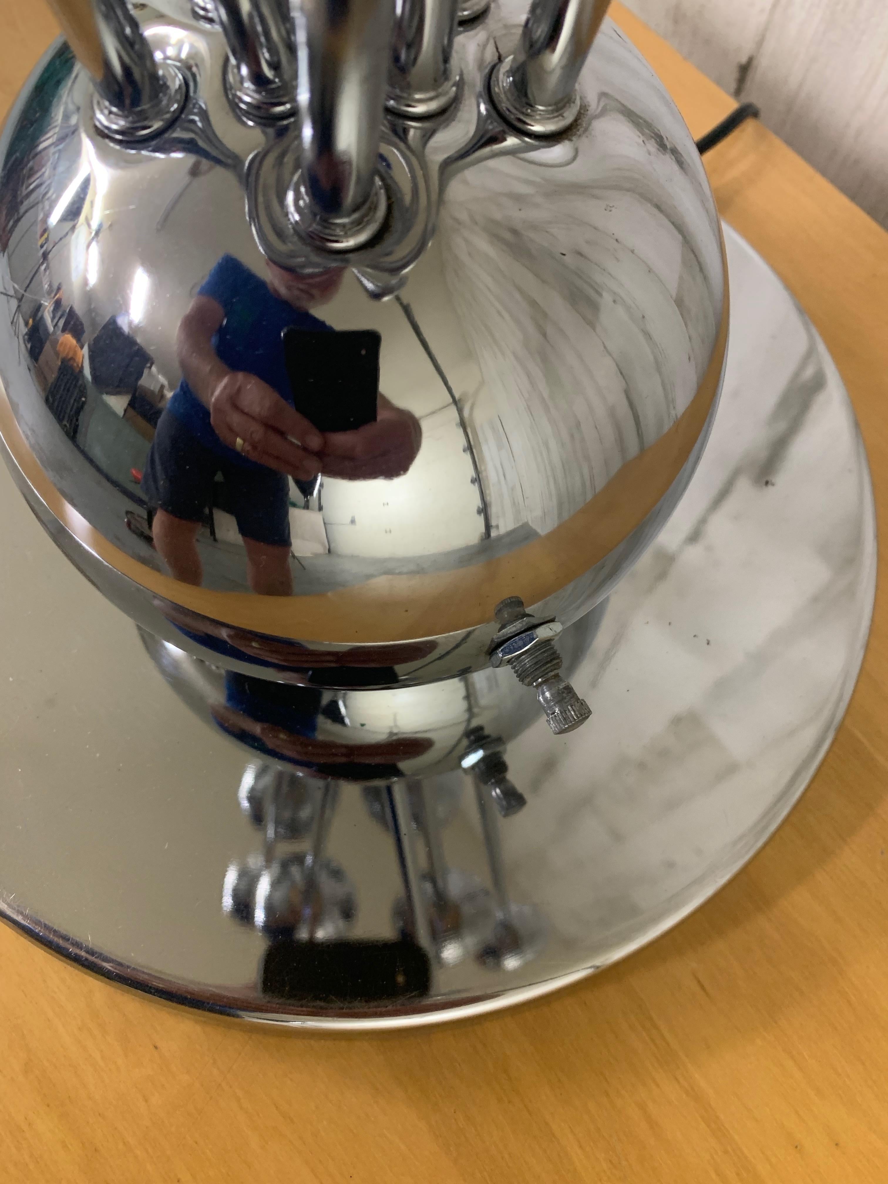 Sputnik Lampe de table à dix lumières en vente 5