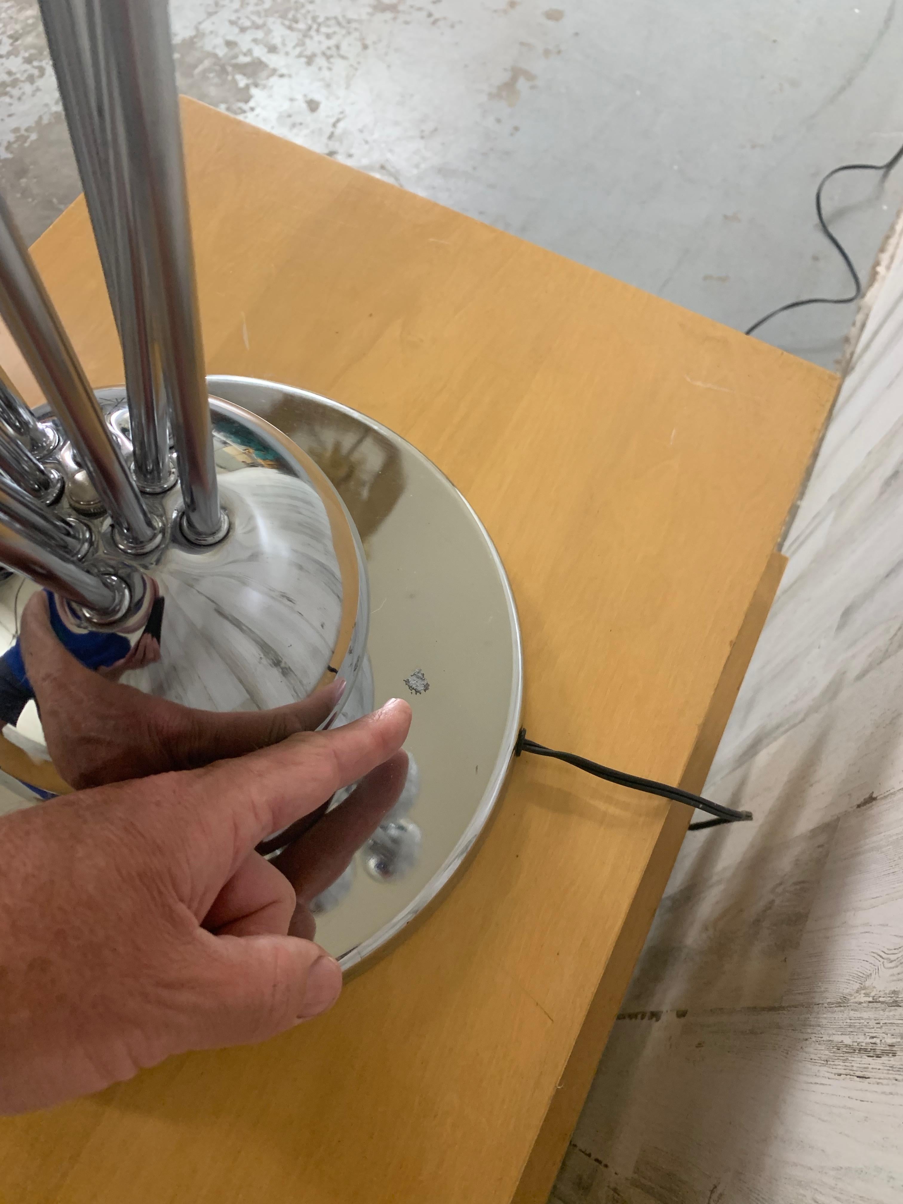 Sputnik Lampe de table à dix lumières en vente 7