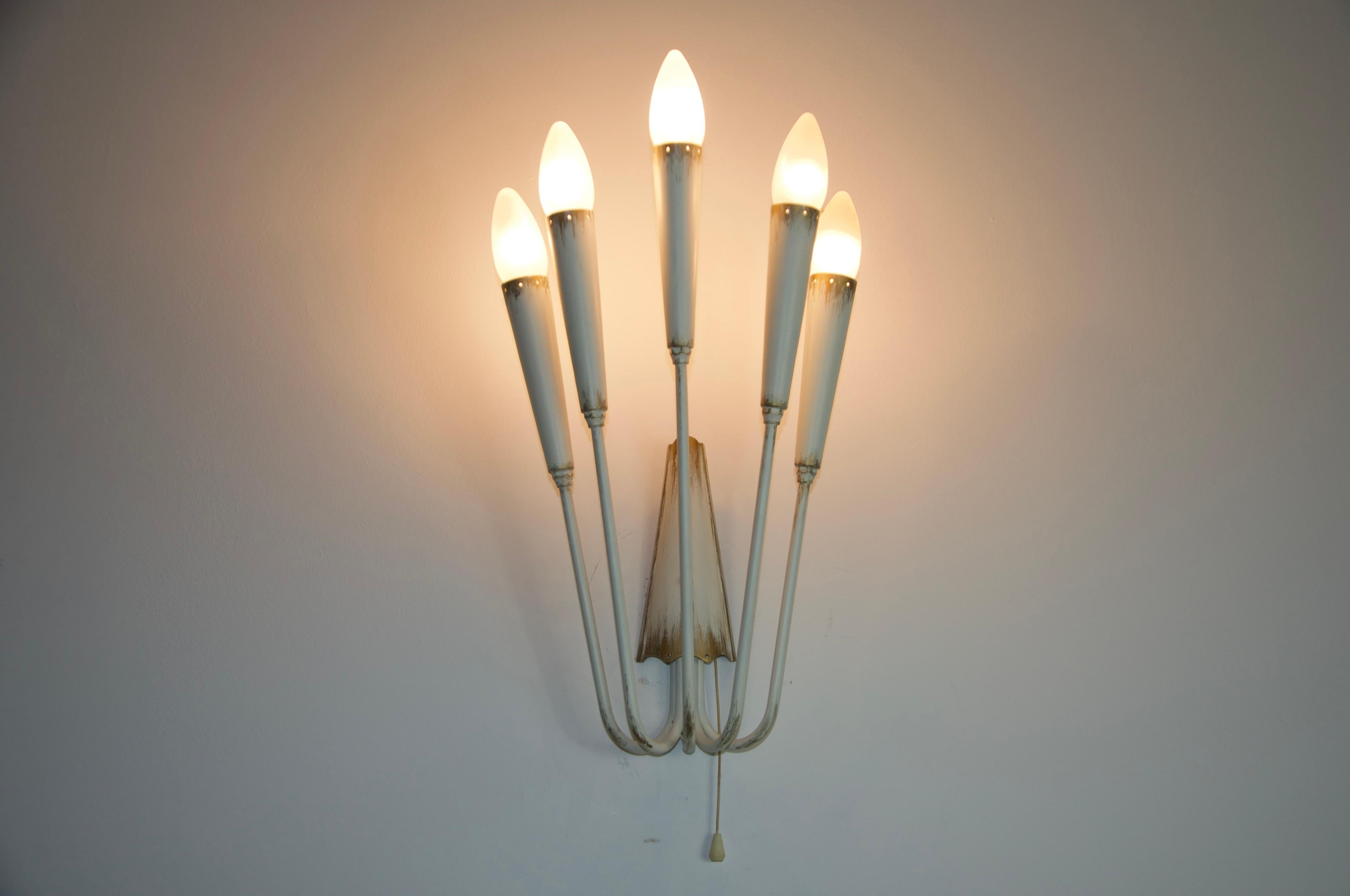 Lampe murale Spoutnik, Italie, années 1960 en vente 3