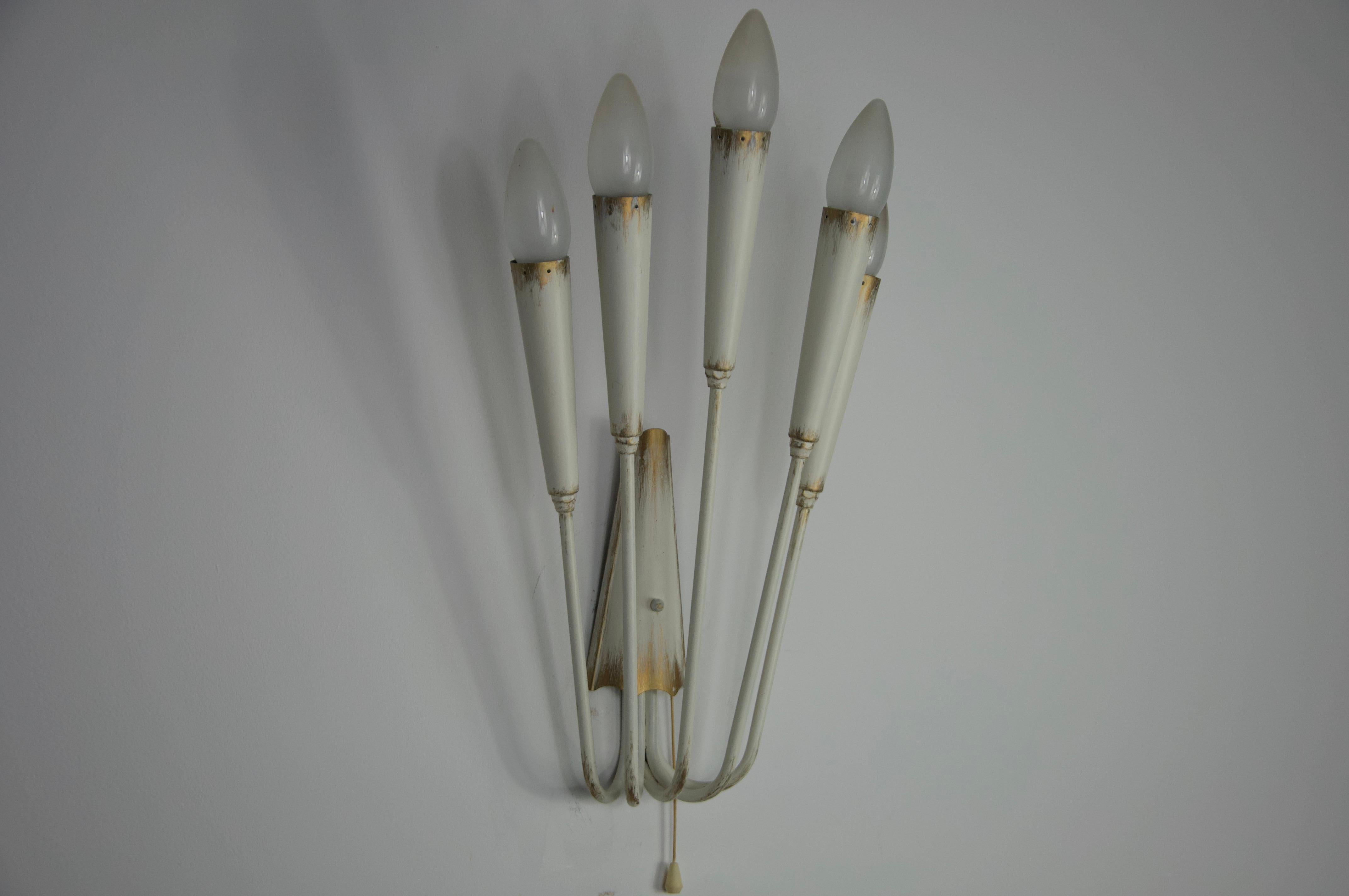 Lampe murale Spoutnik, Italie, années 1960 en vente 1