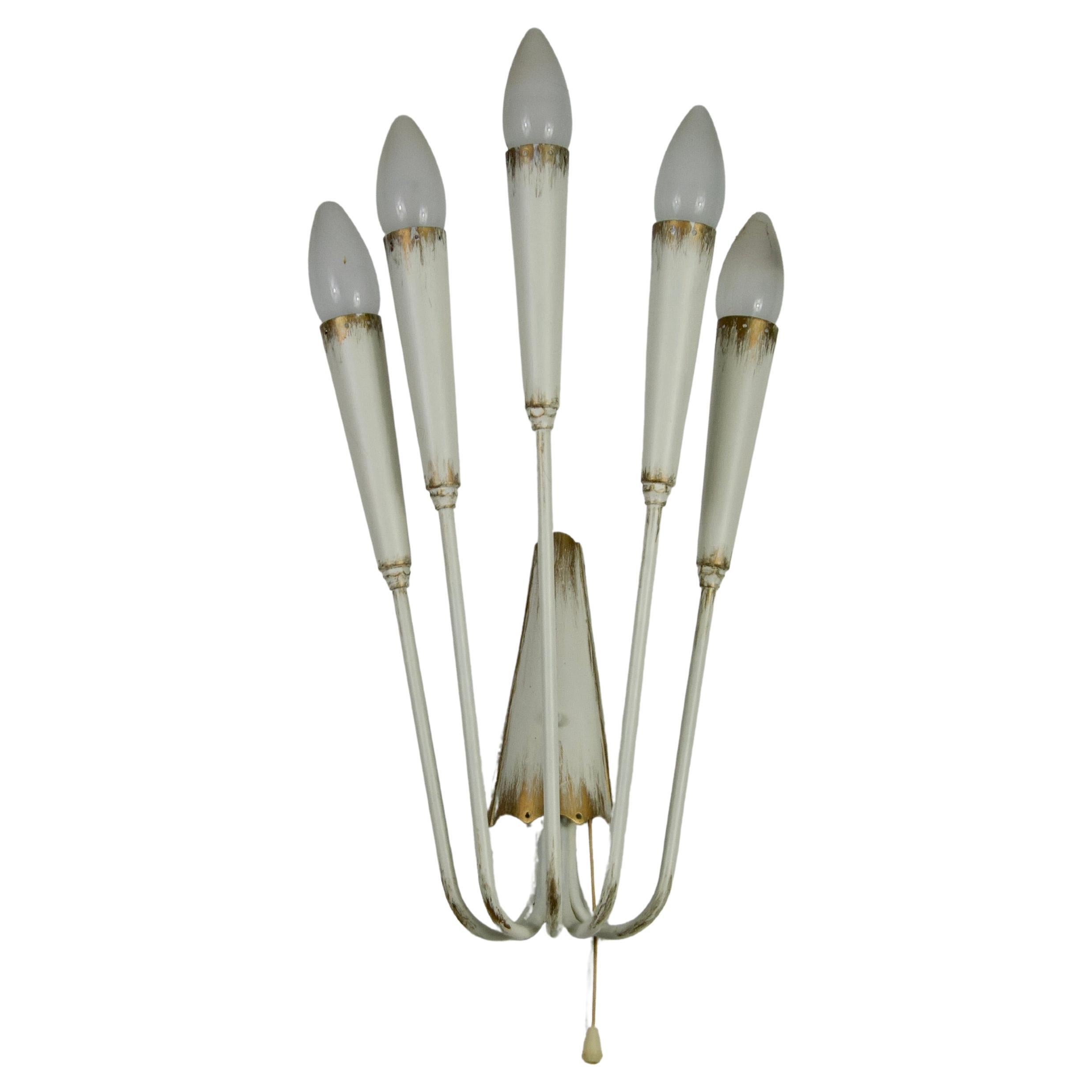 Sputnik-Wandleuchte, Italien, 1960er Jahre