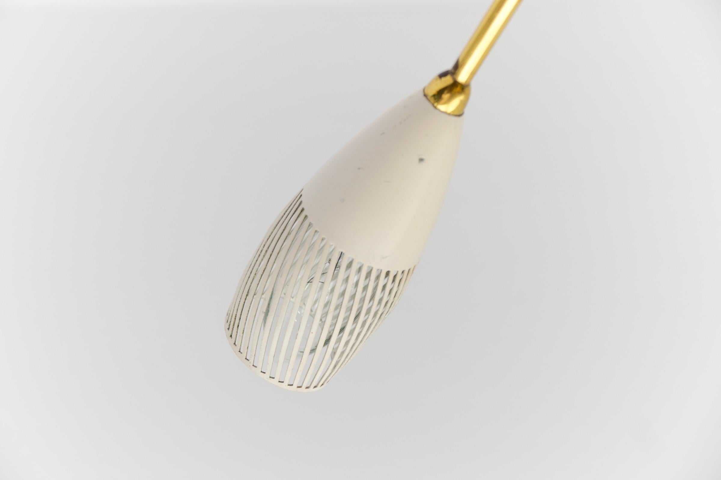 Applique ou plafonnier Sputnik à la manière d'Arteluce, Italie, années 1950 en vente 6