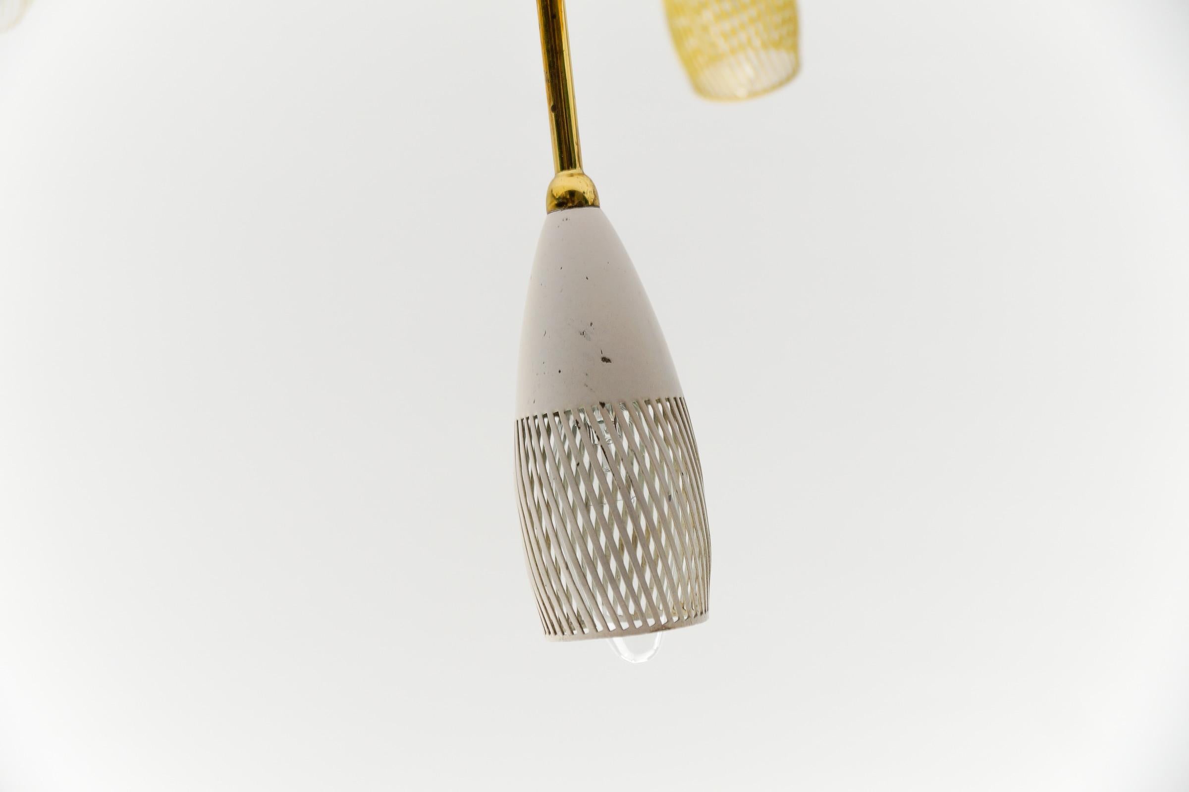 Applique ou plafonnier Sputnik à la manière d'Arteluce, Italie, années 1950 en vente 8
