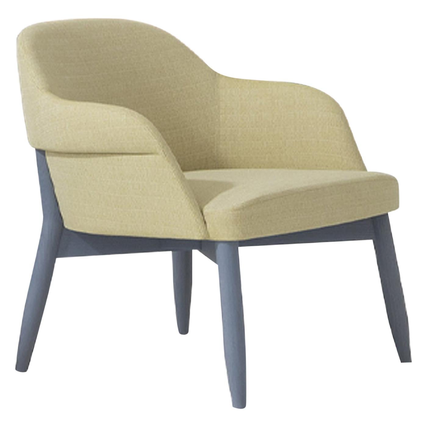 Spy 651 Yellow and Blue Armchair by Emilio Nanni