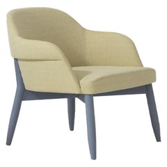 Fauteuil Spy 651 jaune et bleu d'Emilio Nanni