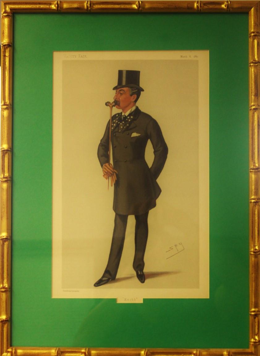 Colonel James "Keith" Fraser 1880 by Sir Leslie Ward - Print by "Spy" aka Sir Leslie Ward 