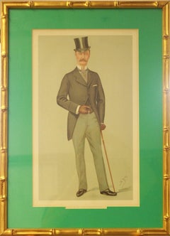 Antique H.R.H. The Crown Prince of Denmark 1885 by Sir Leslie Ward