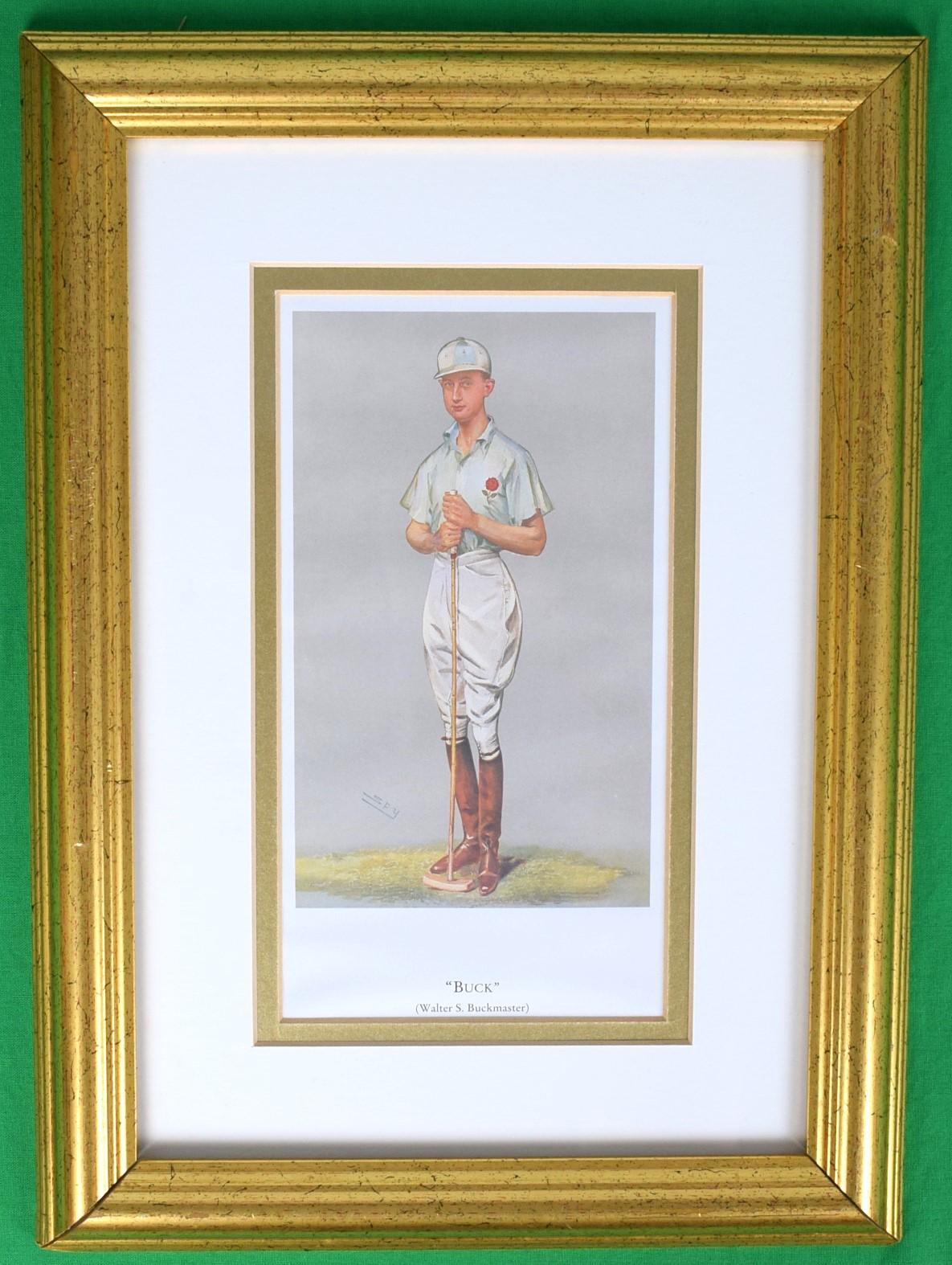 "Buck" (Walter S. Buckmaster) Giocatore di Polo Stampa Spia - Print di Spy