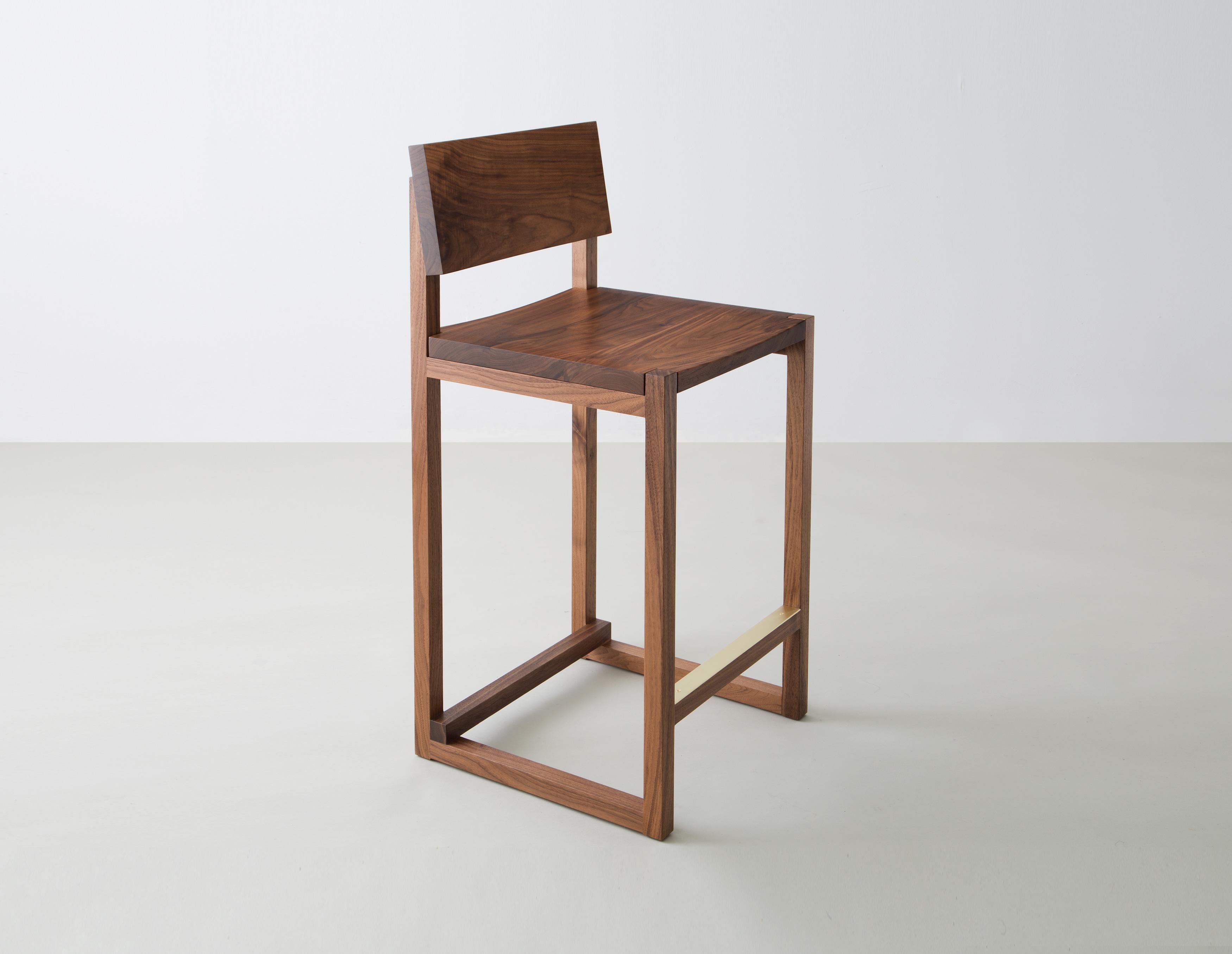 For the SQ counter stool abstraction becomes principle when adhering to straight lines and rectangular forms.


Available with:

Wood in ash, cherry, maple, walnut, or white oak

Kick Plate in brushed brass, antique brass, oil rubbed bronze, or