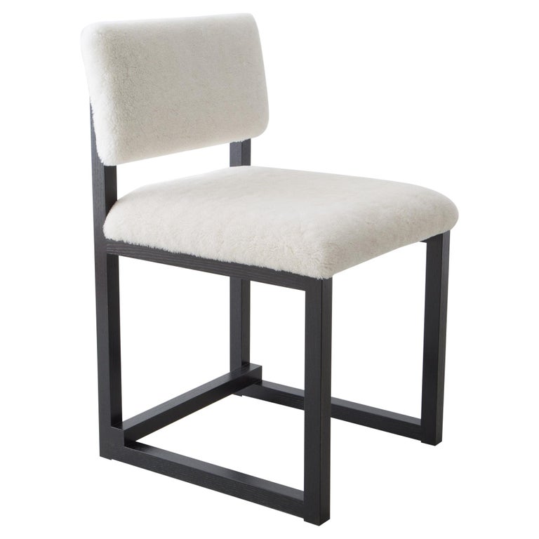 SQ Upholstered Dining Chair Special Edition, Shearling or COM COL, Made
