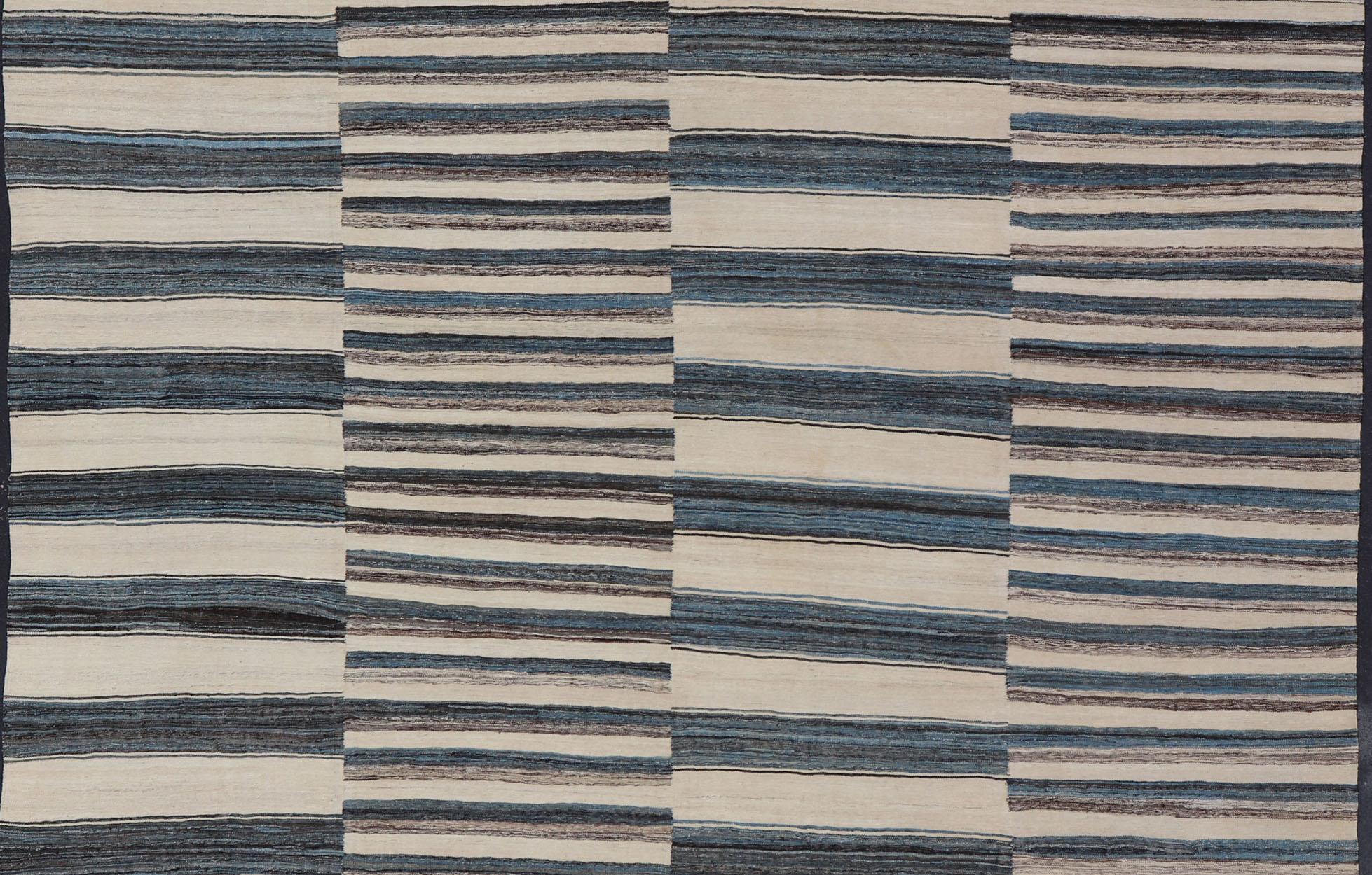 kilim striped rug