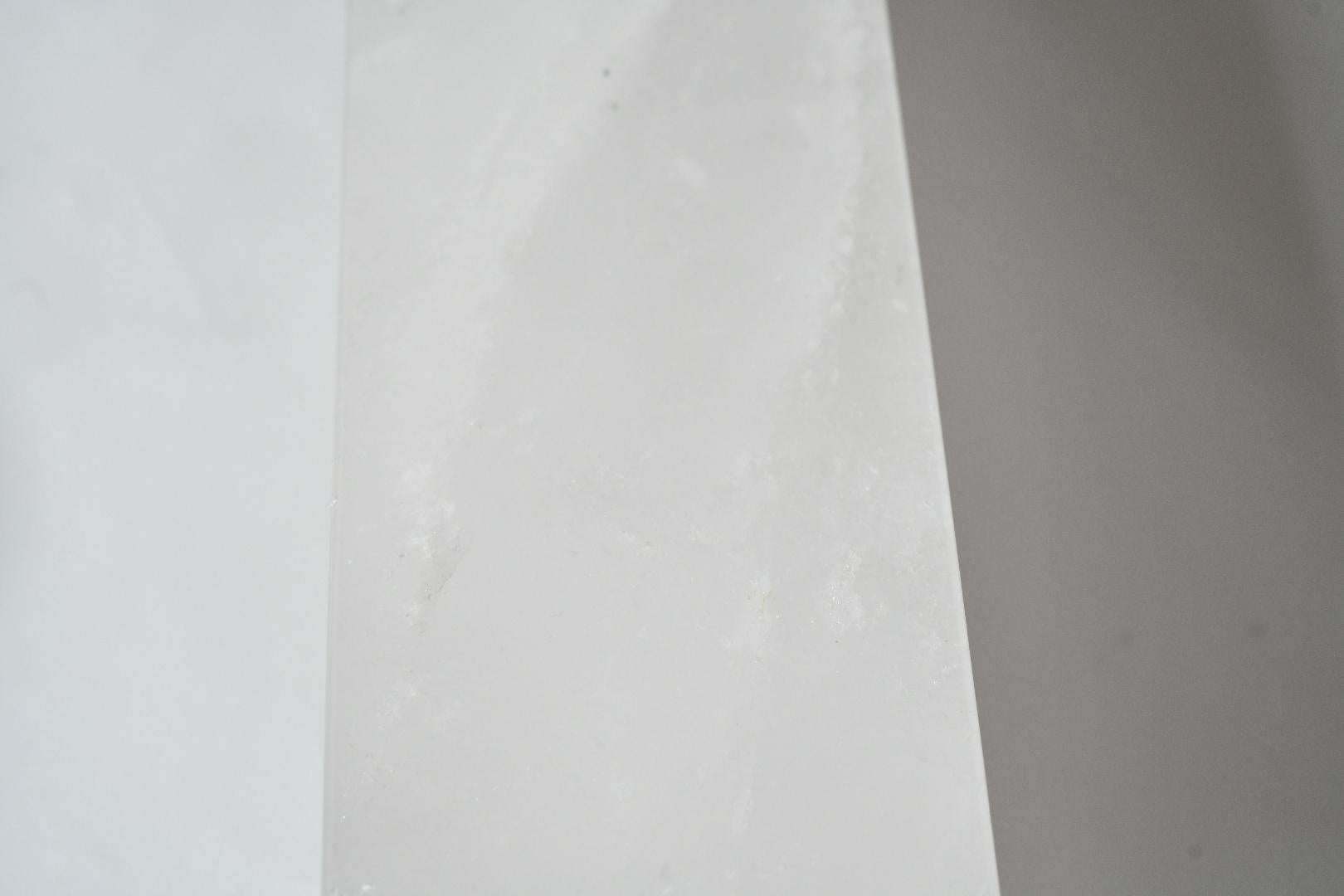 XXIe siècle et contemporain Lampes en cristal de roche SQC II de Phoenix en vente