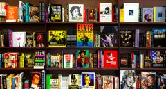 Music Biography Bookscape - Mounted on plexiglass
