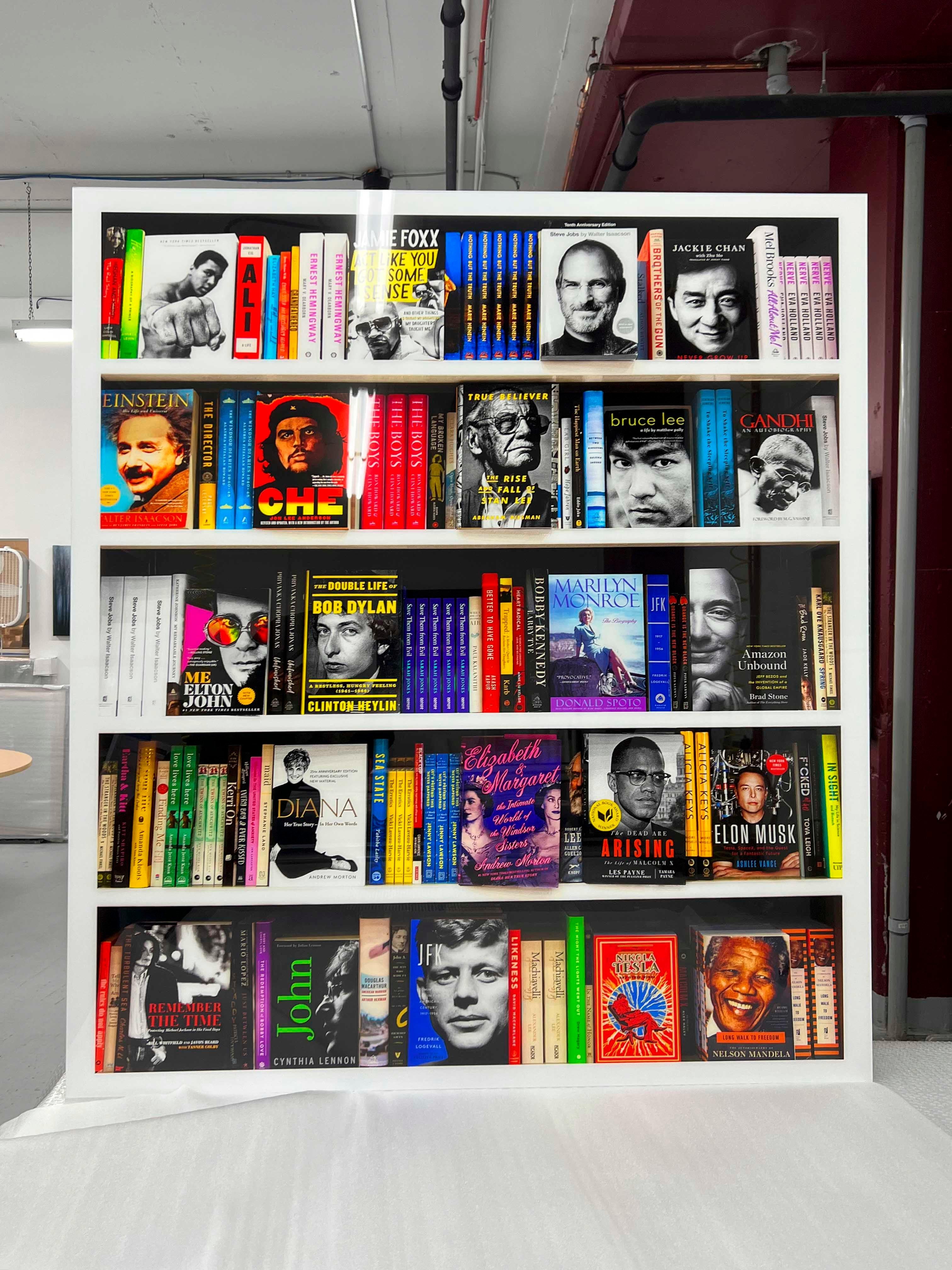 SQRA - Biographie Bookscape I (Weiß), Fotografie 2022 im Angebot 4