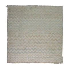 Zabihi Collection Square Persian Shag Rug
