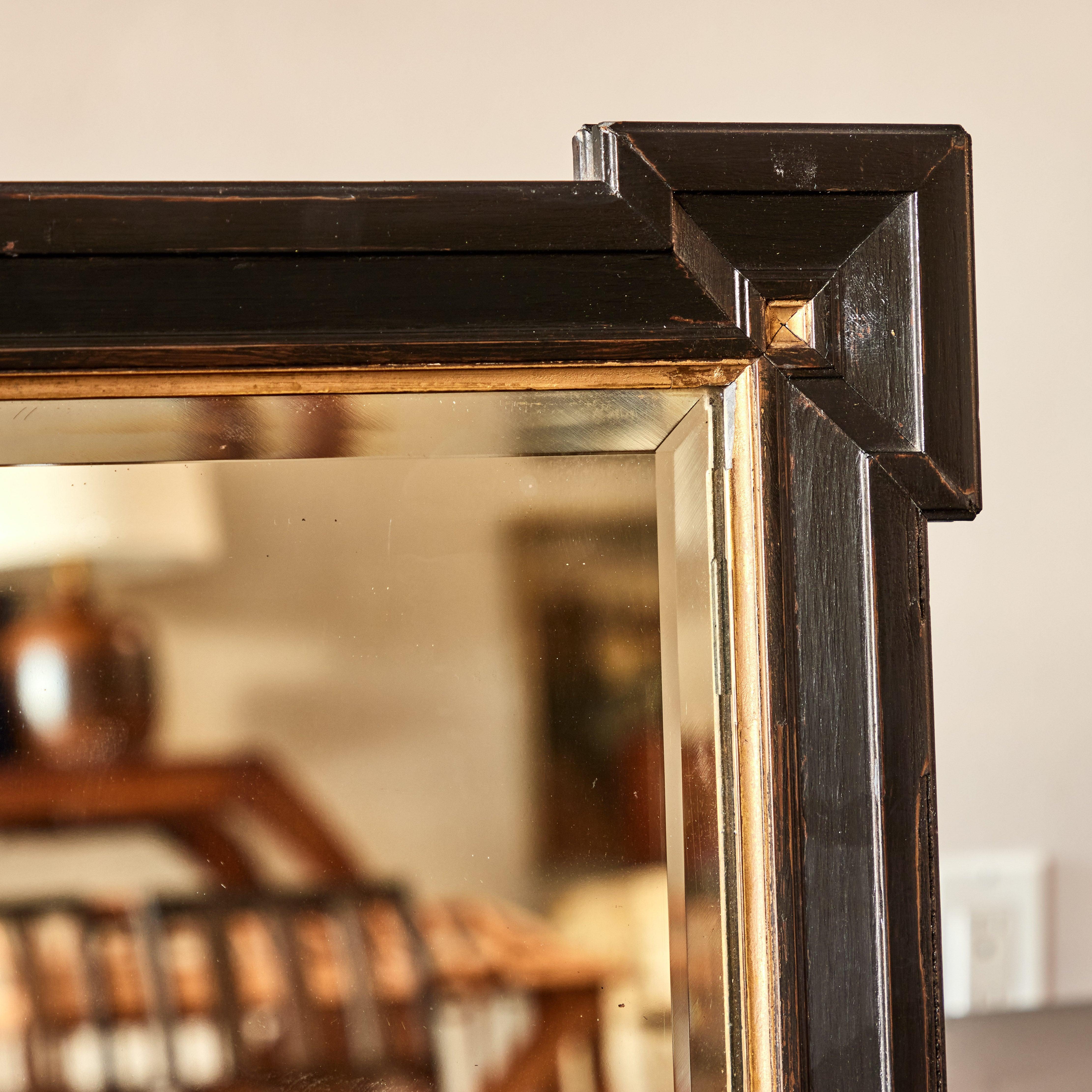 Early 20th Century Square Aesthetic Movement Mirror