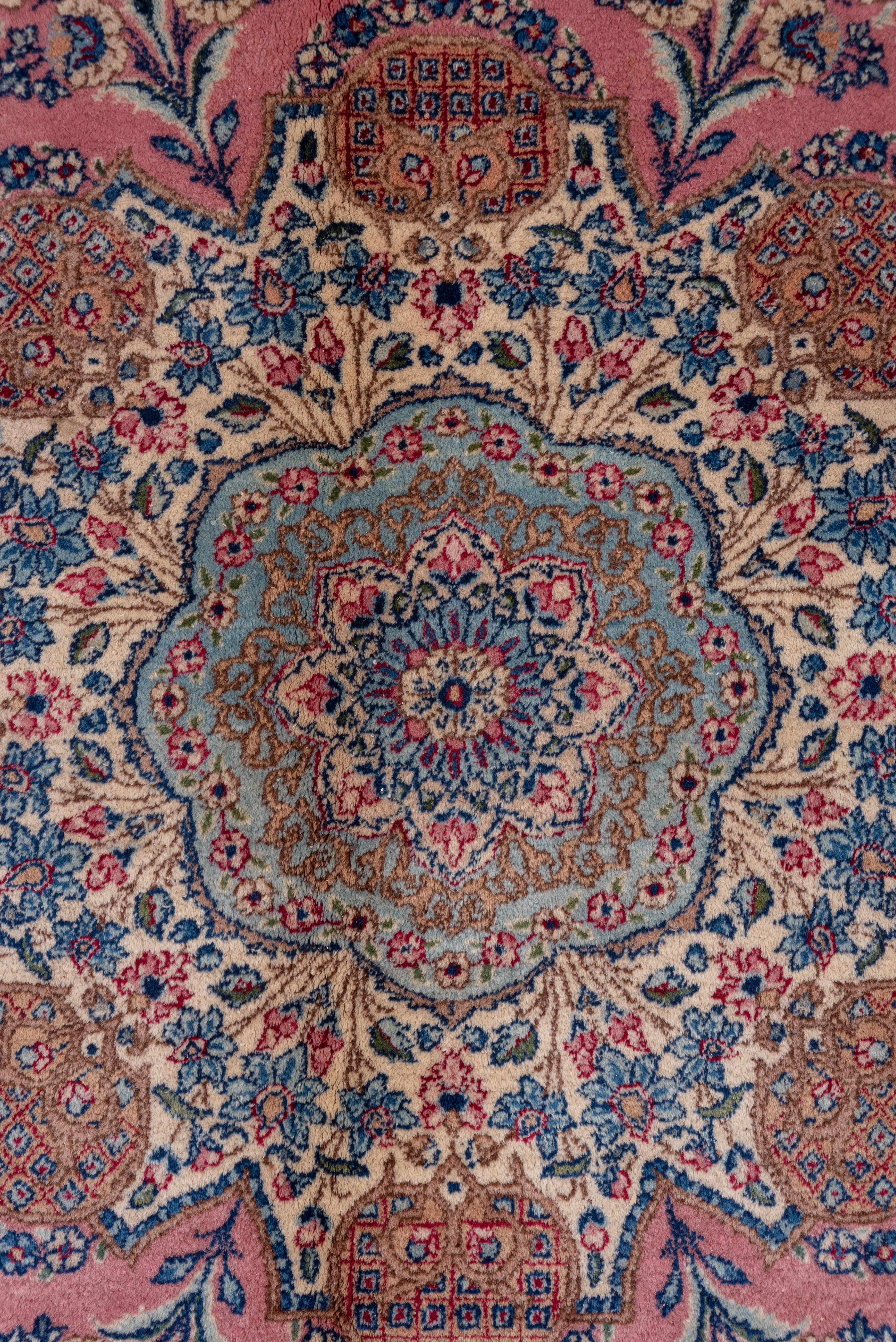 20th Century Square Antique Kerman Carpet For Sale