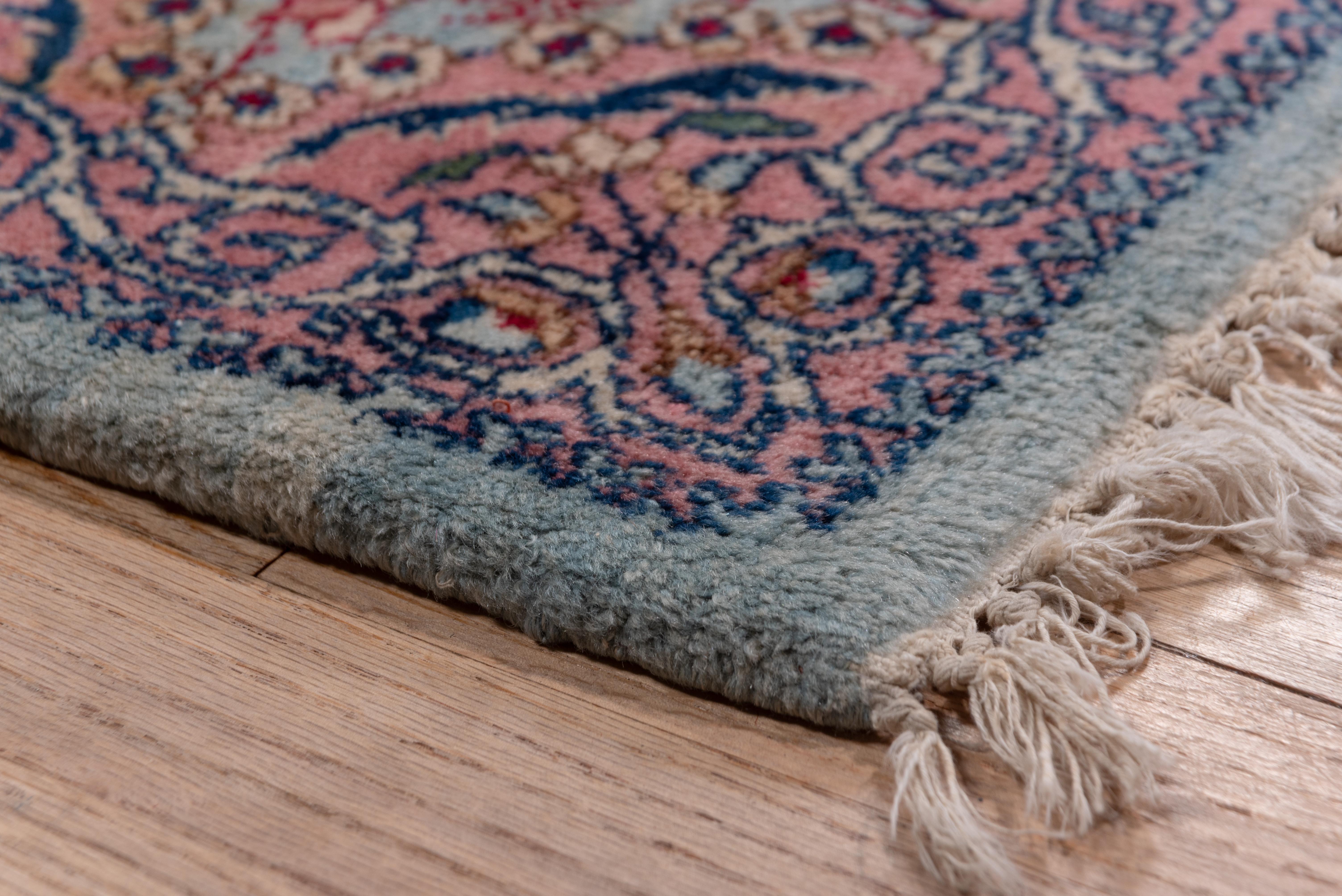 Wool Square Antique Kerman Carpet For Sale