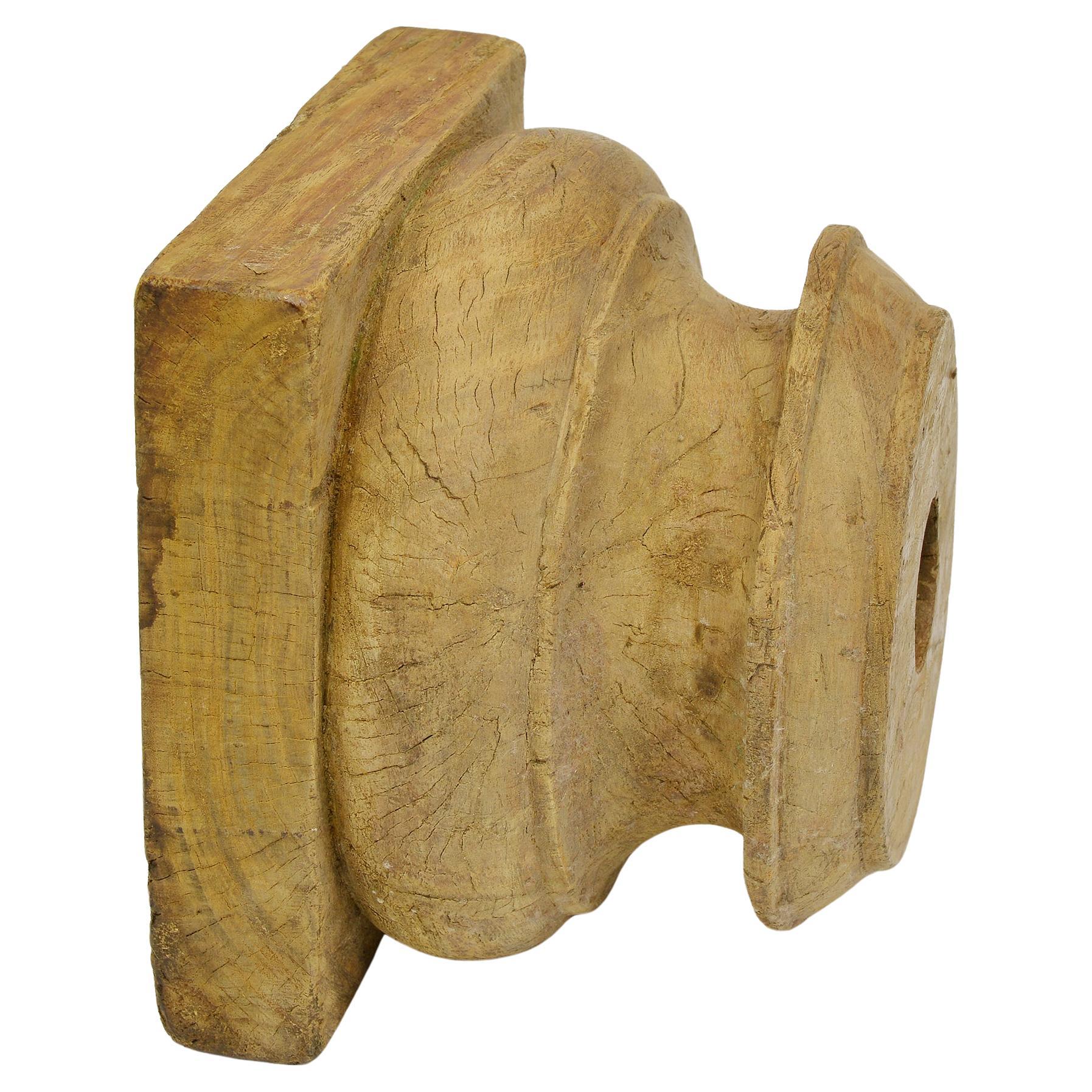 Cuadrado Antiguo  Capital madera Indio en venta
