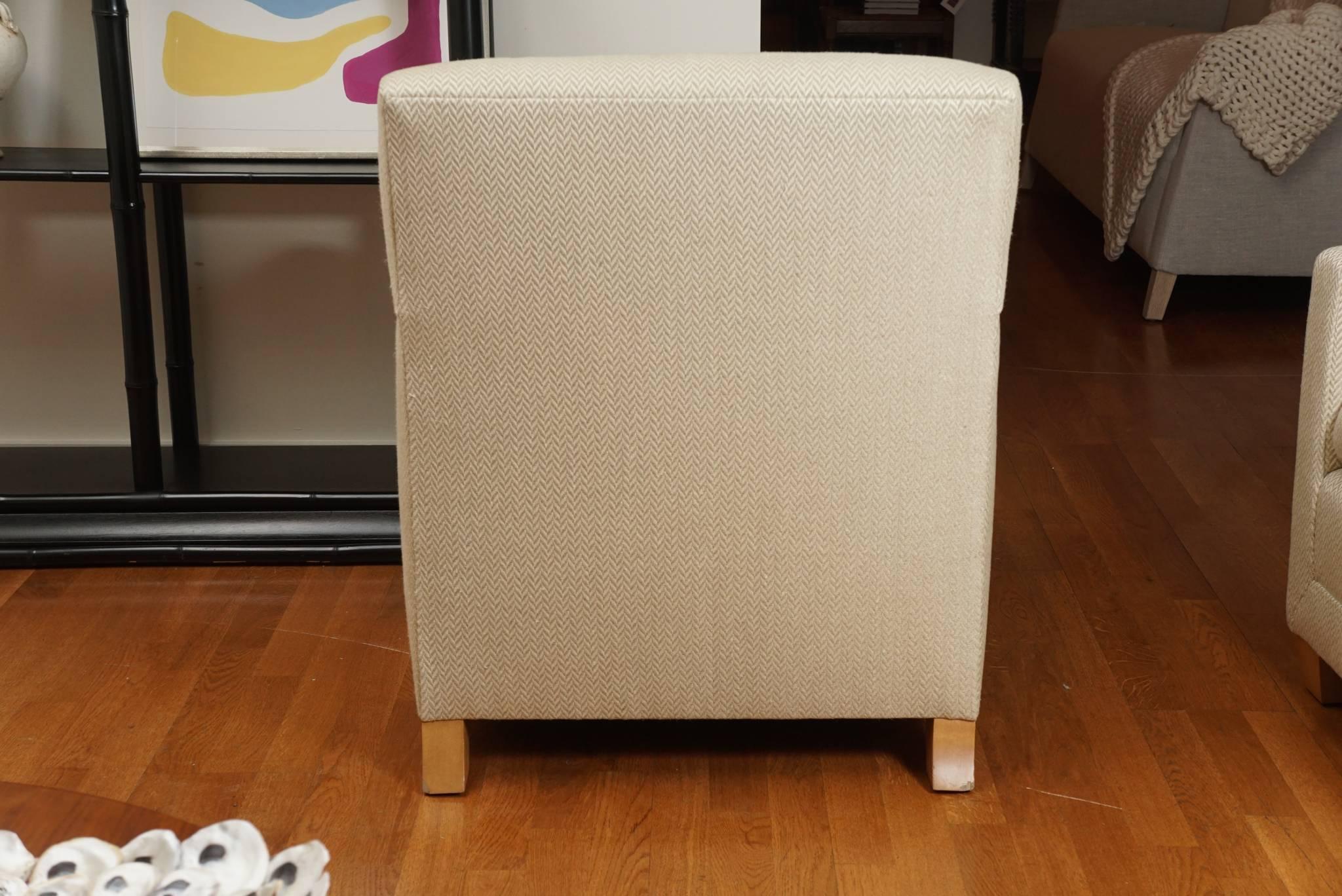Square Armchair In Good Condition For Sale In Hudson, NY