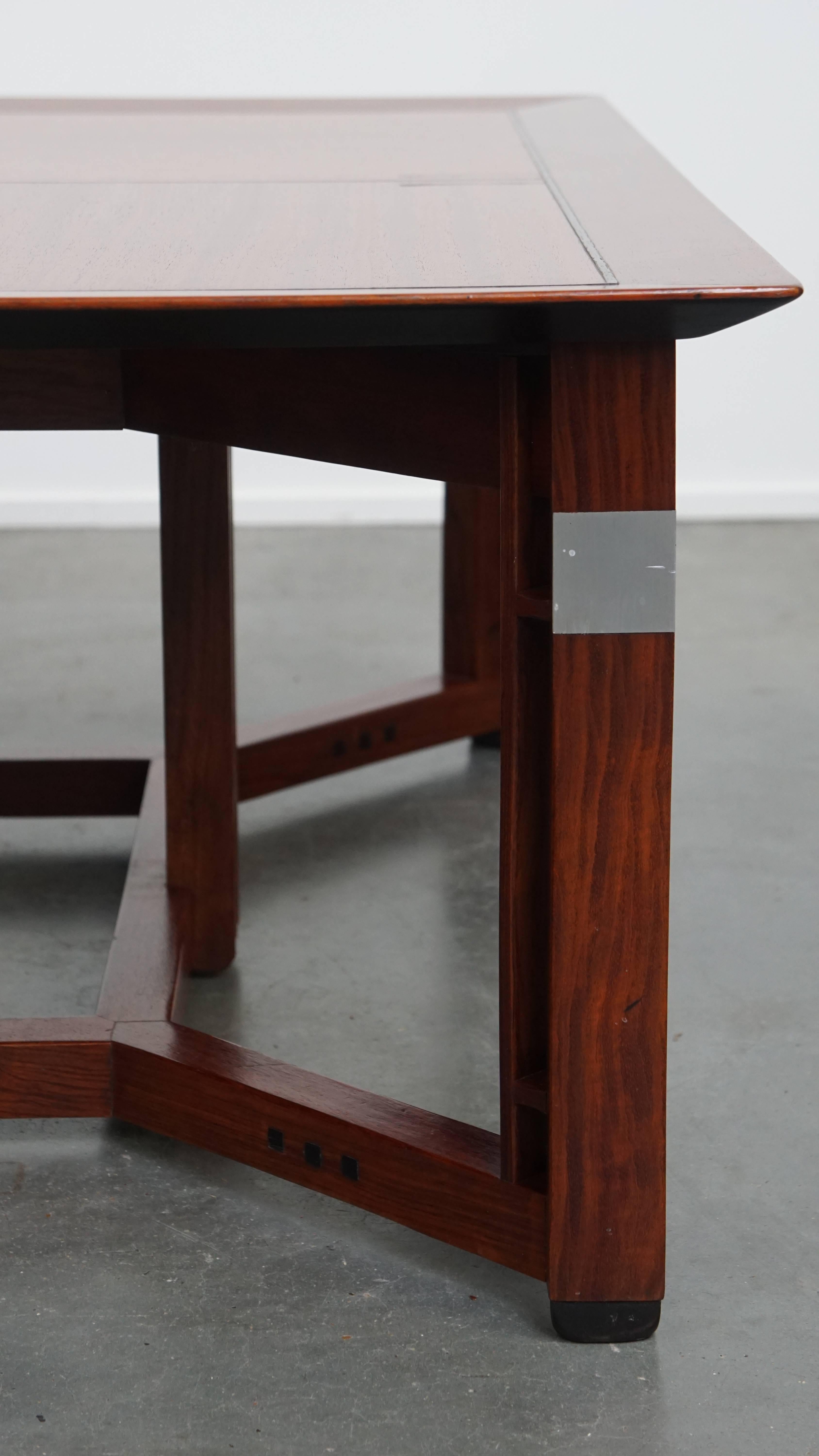 Square Art Deco coffee table by Schuitema from the Decoforma series For Sale 5