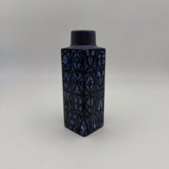Square 'Baca' Faience Vase by Nils Thorsen for Royal Copenhagen, 1960s