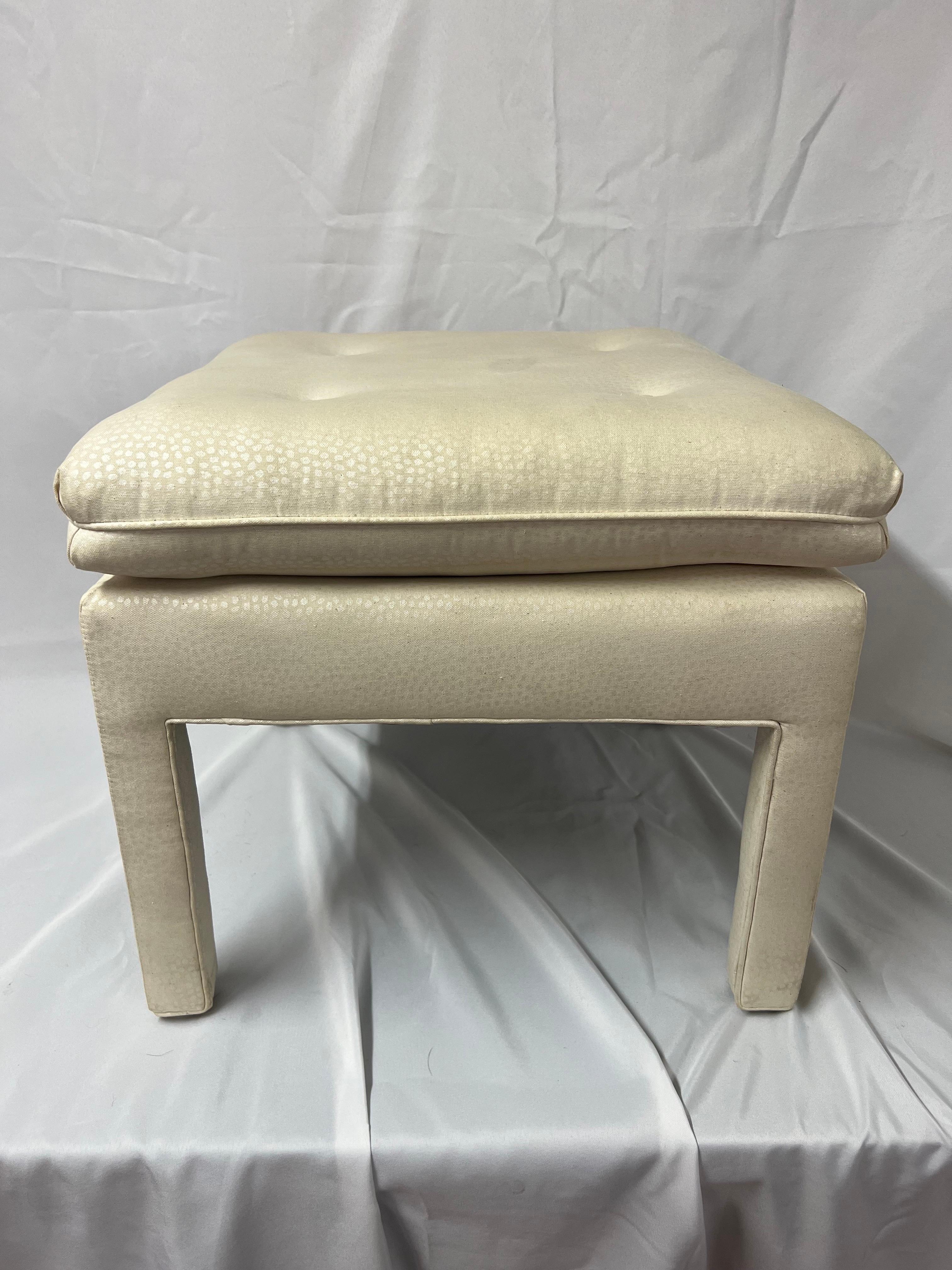 Square Billy Baldwin Pillow Top Ottoman For Sale 15